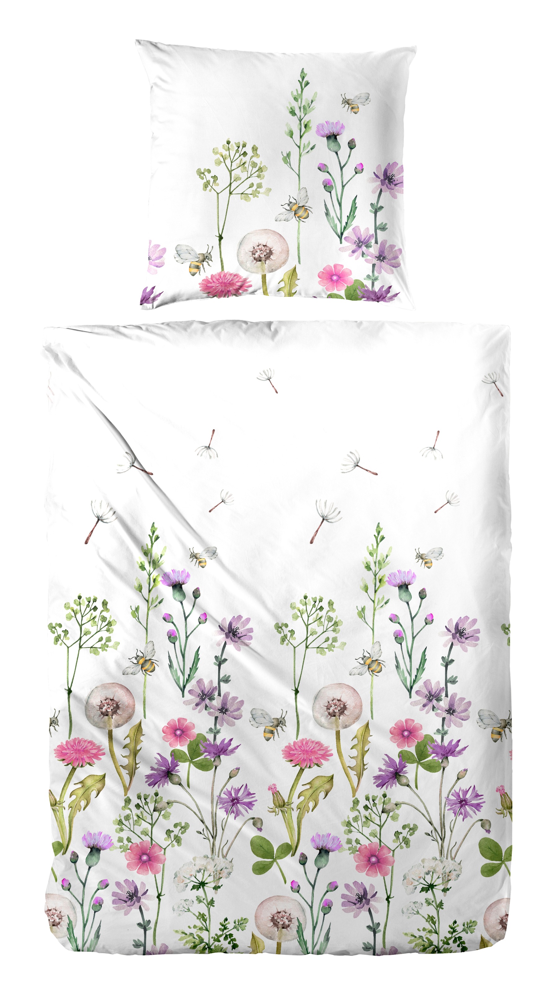 Primera Bettwäsche "Renforce-Bettwäsche Oh my Garden" 2 Stk. tlg. mit zarte günstig online kaufen