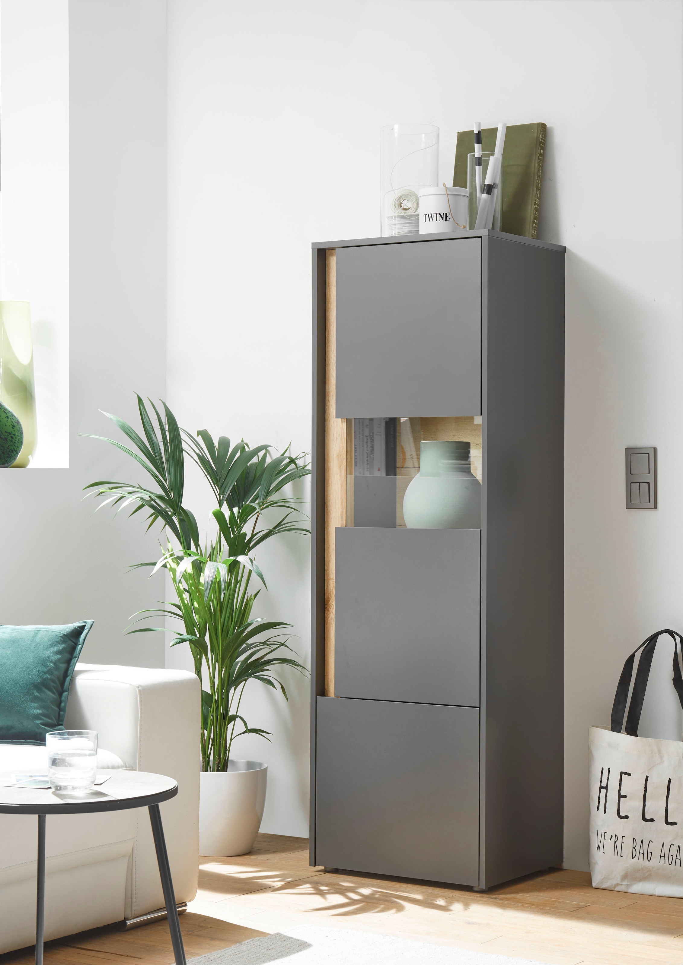 INOSIGN Vitrine "City/Giron, moderner Hochschrank, Glasvitrine", zeitlos, m günstig online kaufen