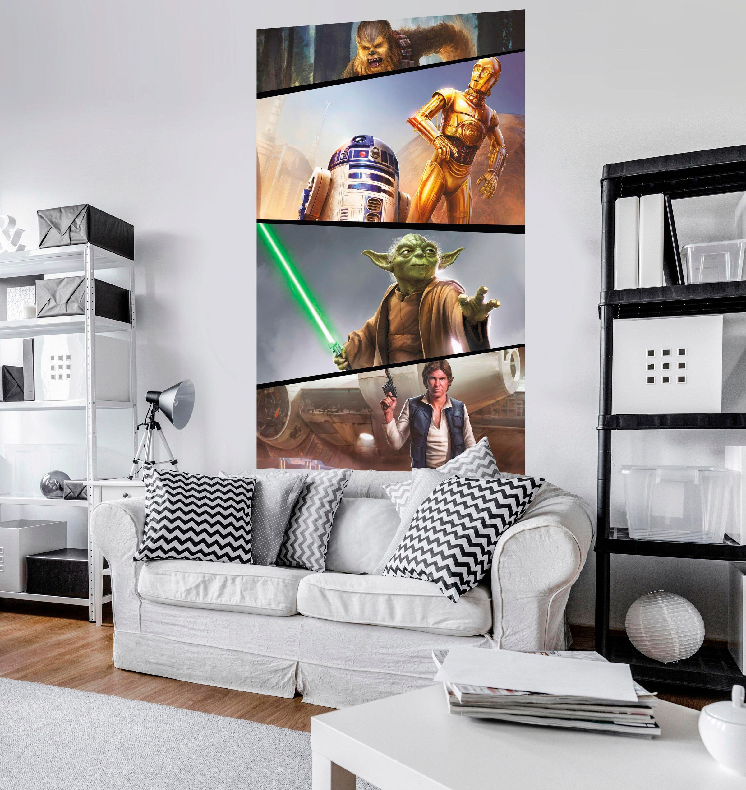 Komar Vliestapete »Digitaldruck Vlies - Star Wars Moments Rebels - Größe 120 x 200 cm«, bedruckt, Kinderzimmer