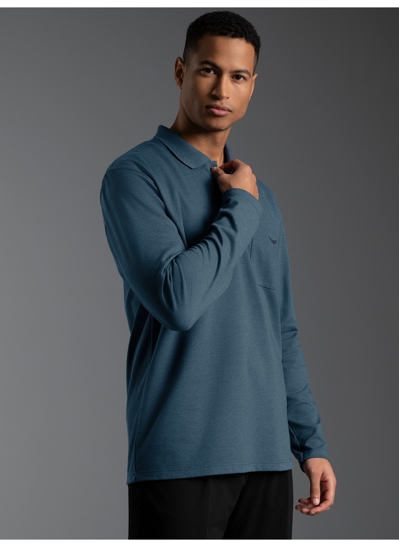 Thumbnail - Trigema Poloshirt "TRIGEMA Poloshirt mit Brusttasche" 1 Stk.