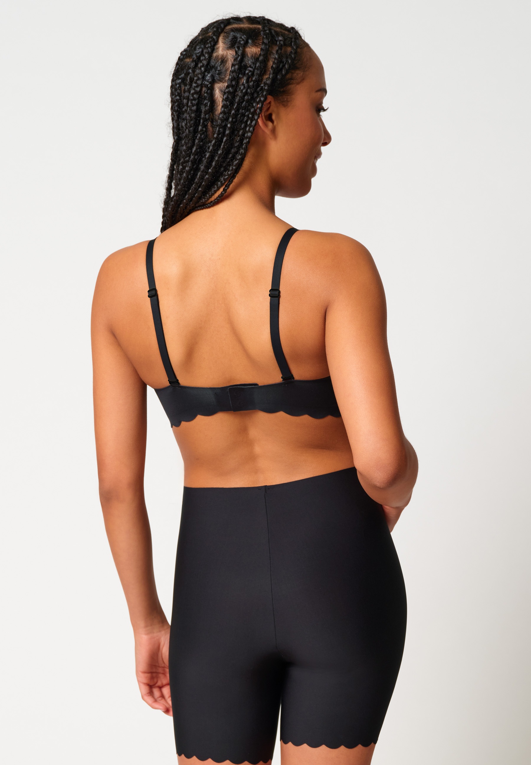 Triangel-BH SKINY "Sensation", Damen, Gr. 85, Cup C, schwarz, Obermaterial: 56% Polyamid, 44% Elasthan, unifarben, BHs Triangel-BH 4