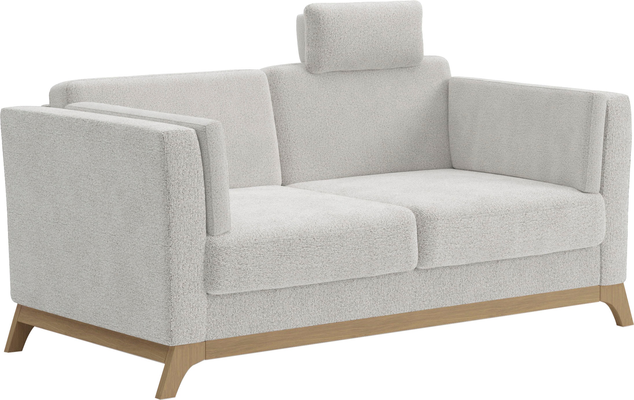 2,5-Sitzer HOME AFFAIRE "Viva", beige, B:183cm H:84cm T:93cm, 100% Polyester, Sofas, wahlweise mit Holzrahmen aus Buche 2