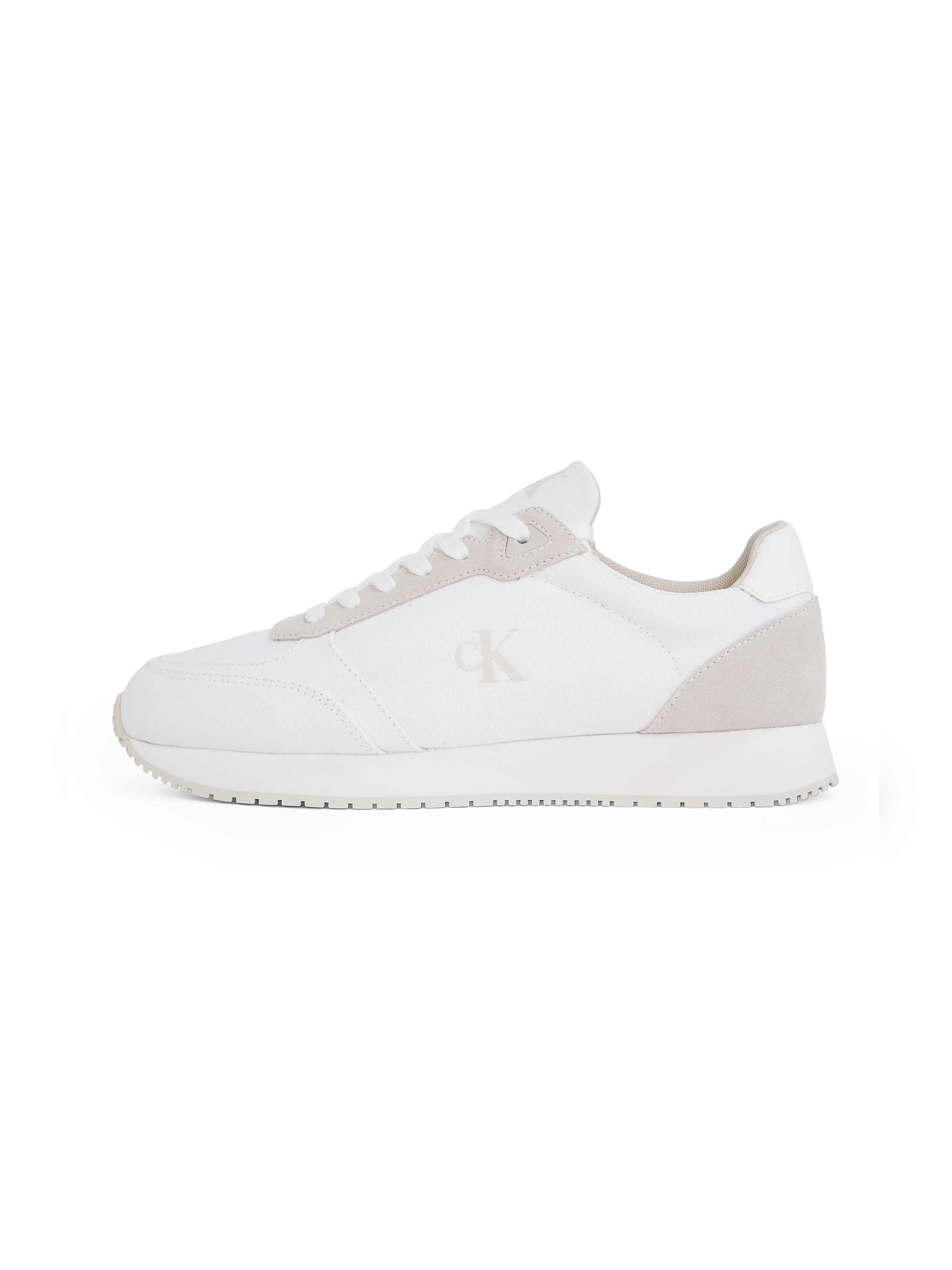 Calvin Klein Jeans Sneaker »RUNNER SOCK LACEUP MG CANVAS«, Freizeitschuh, Halbschuh, Schnürschuh in klassischer Optik