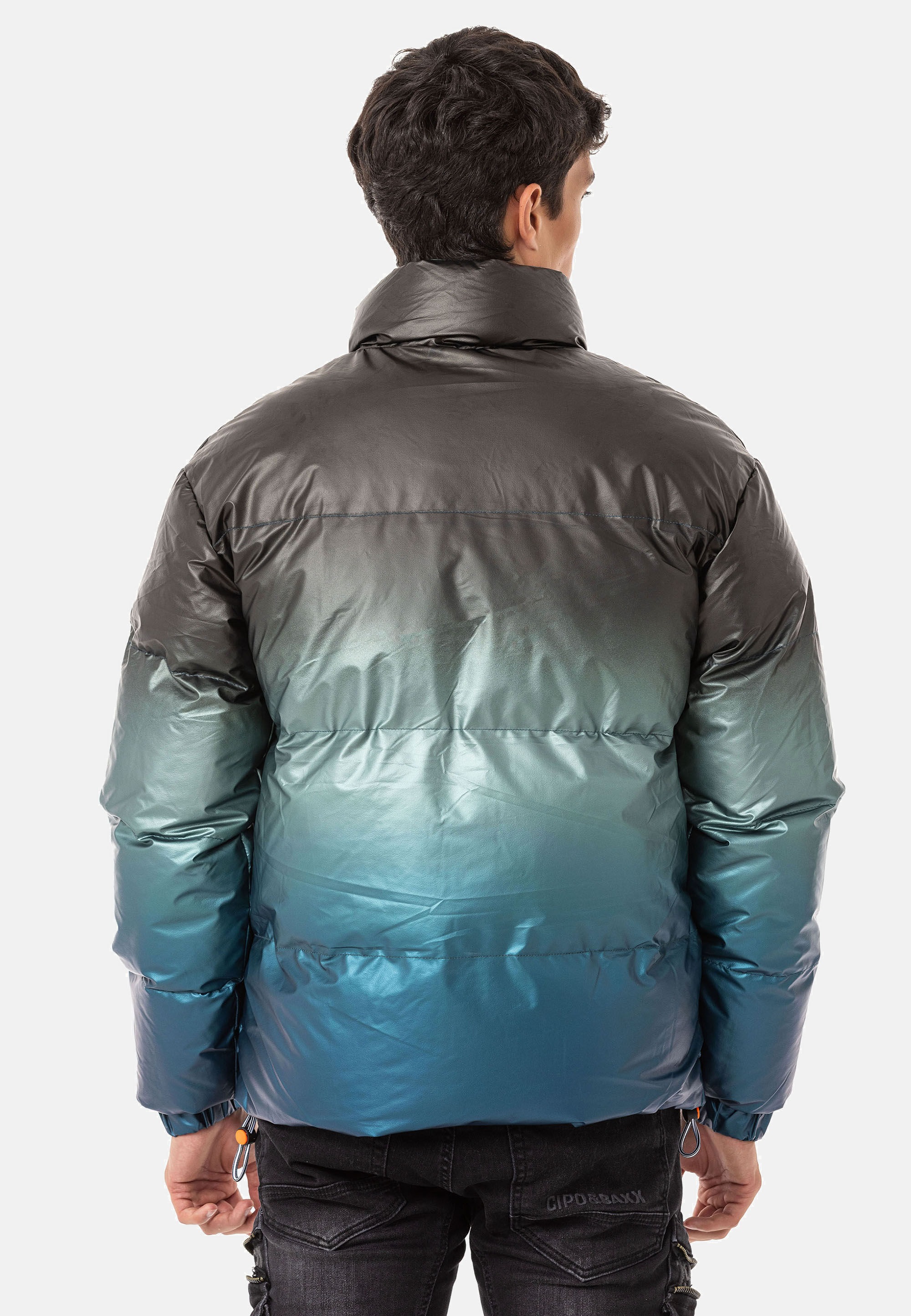Cipo & Baxx Winterjacke »Jacke«, ohne Kapuze, mit Farbverlauf-Muster