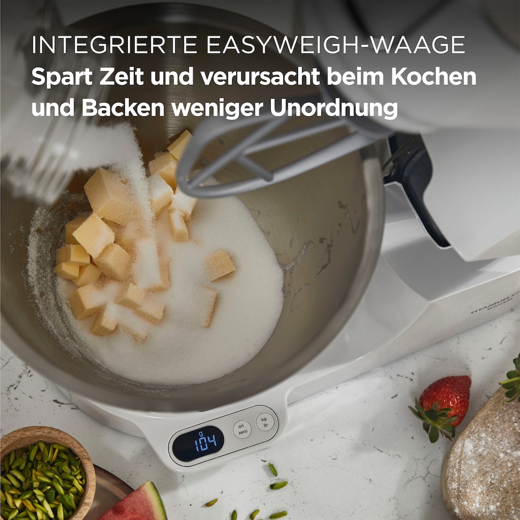 KENWOOD Küchenmaschine »Titanium Chef Baker KVC65.001WH«