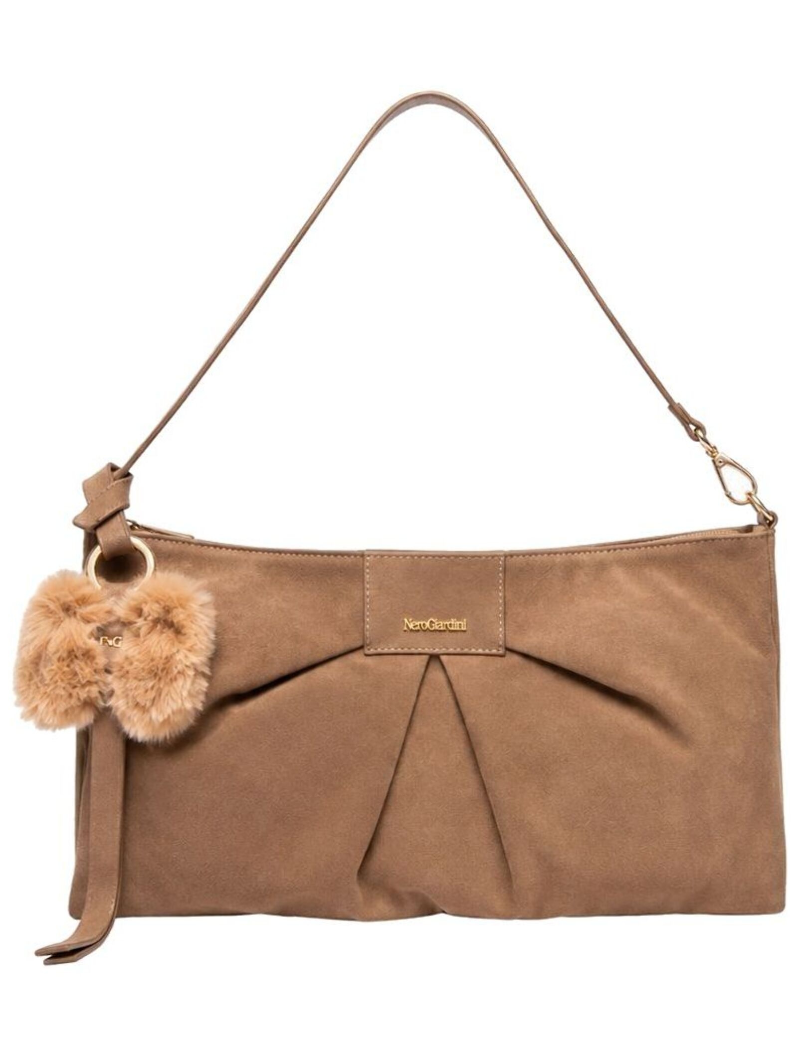 Nero Giardini Henkeltasche "Nero Giardini Taschen Veloursleder"