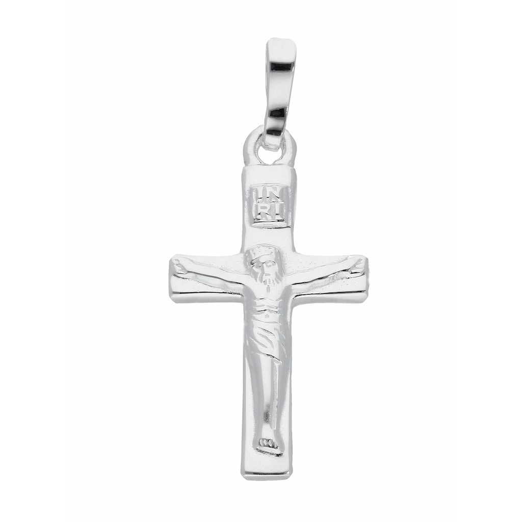 Adelia´s Kettenanhänger »Damen & Herren Silberschmuck 925 Silber Kreuz Anhänger Korpus«