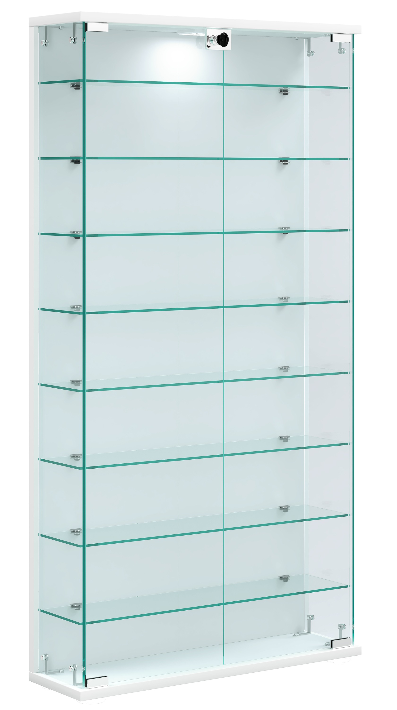 VCM Wandregal »Wandvitrine Hängevitrine Glasvitrine Relas L«