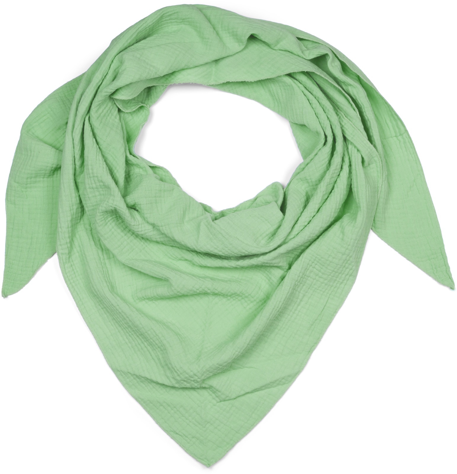 styleBREAKER Dreieckstuch "Musselin Dreiecktuch Einfarbig" 1 Stk.