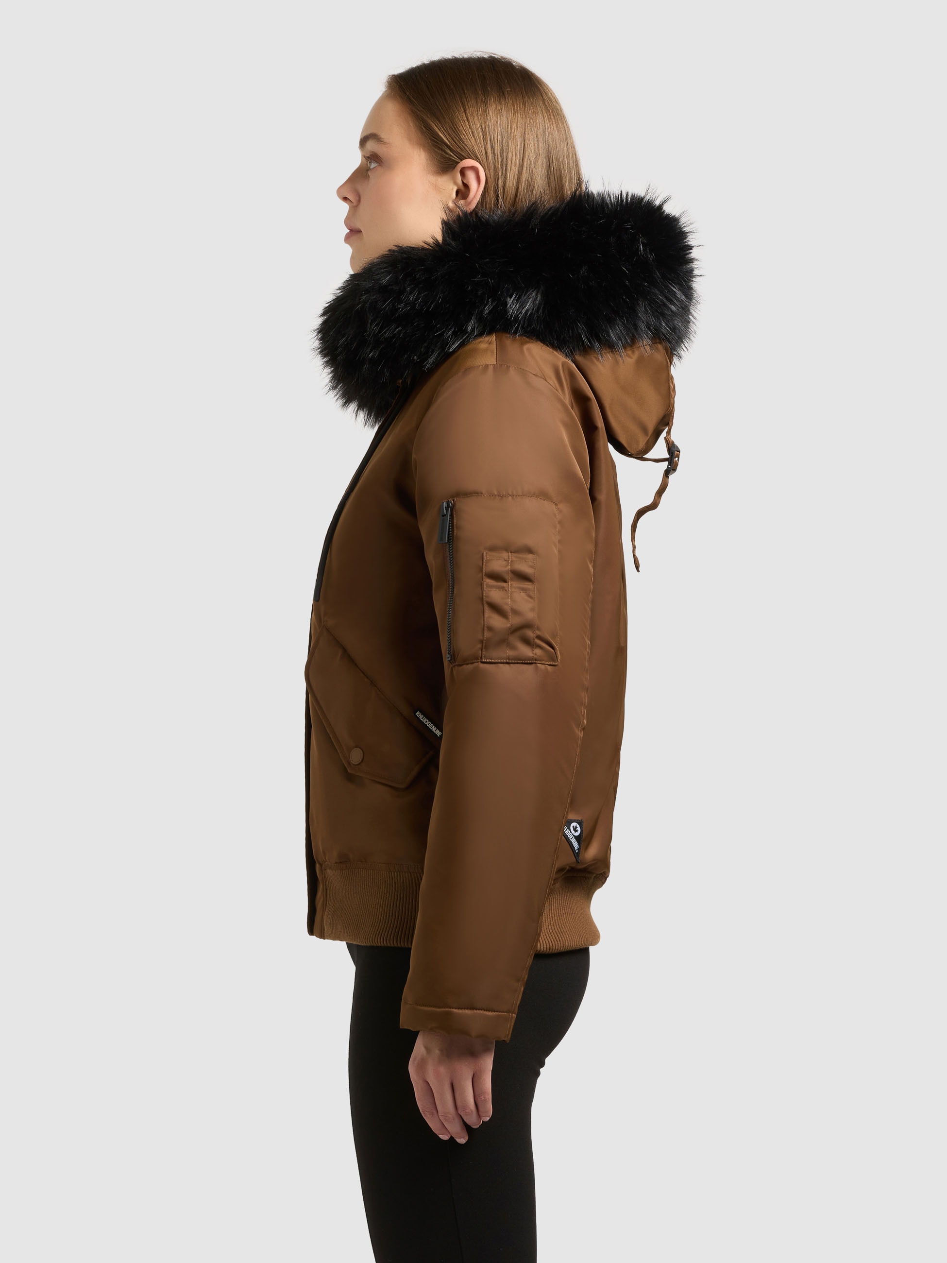 khujo Bomberjacke »TYLA« mit Kapuze