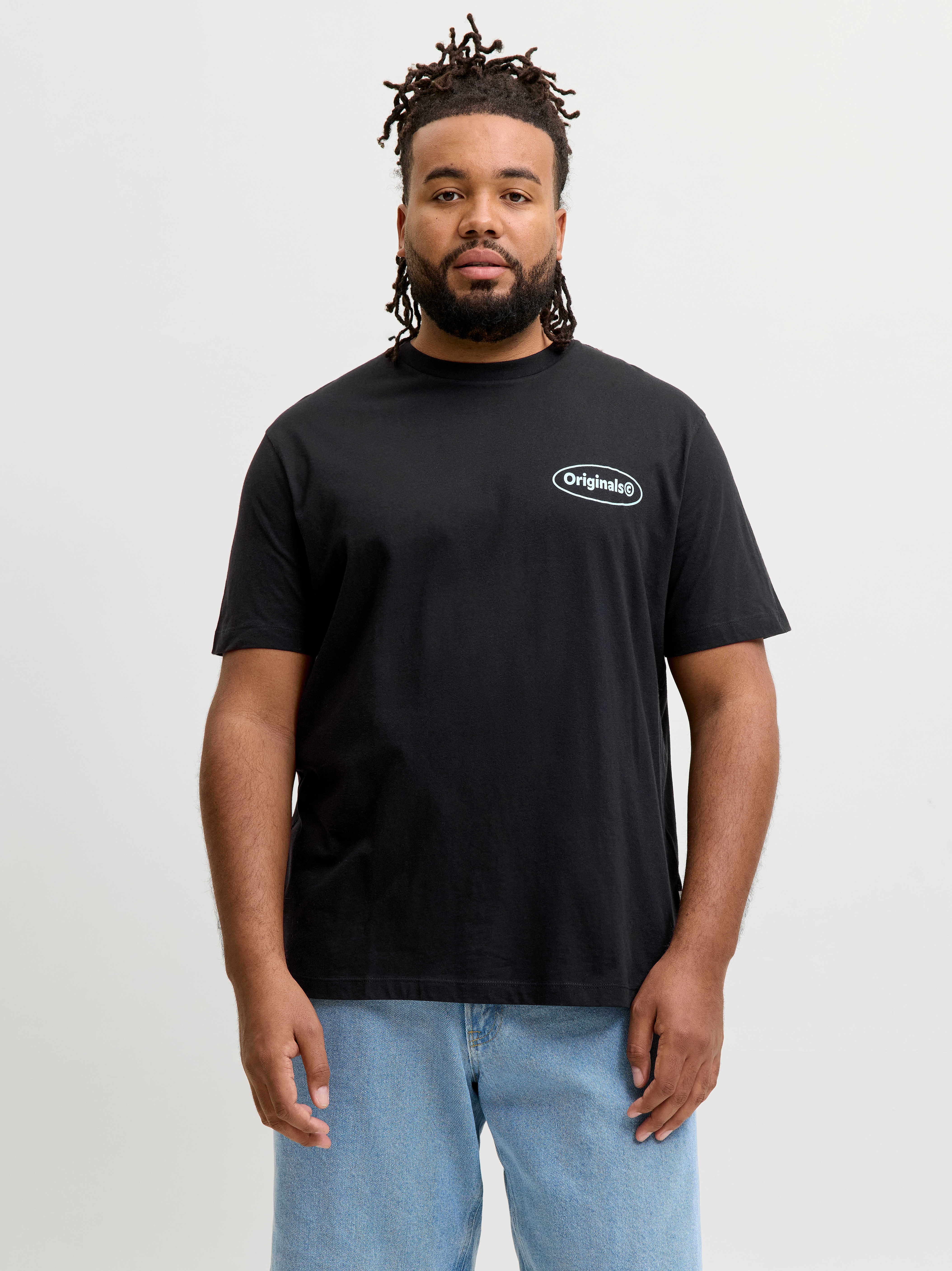 Jack & Jones PlusSize "JORRIVIERA VINTAGE POSTER BACK TEE PLS" mit Print