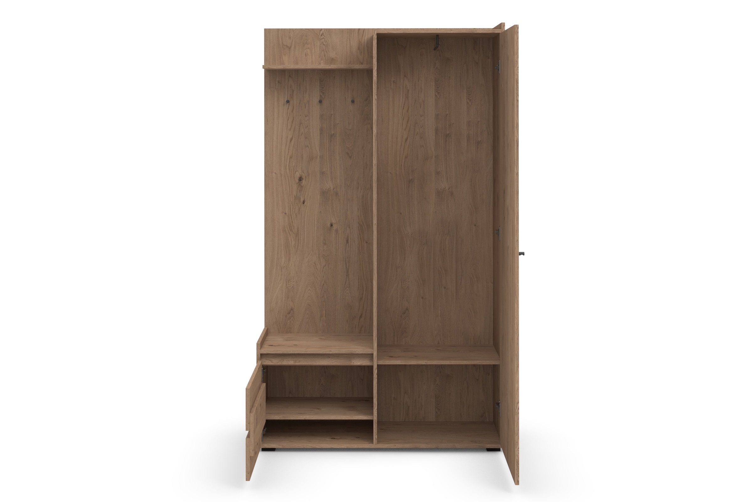 INOSIGN Garderobenschrank »Kosmo«, mit Spiegel Maße 118 x 30 cm