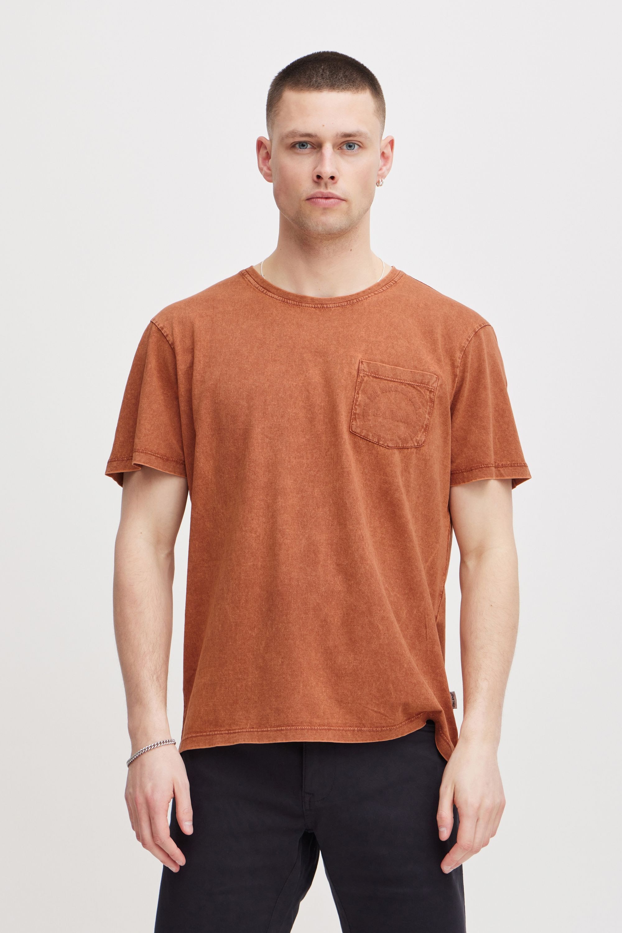 Blend T-Shirt "BHTee", Lässiges T-Shirt mit Stickerei günstig online kaufen