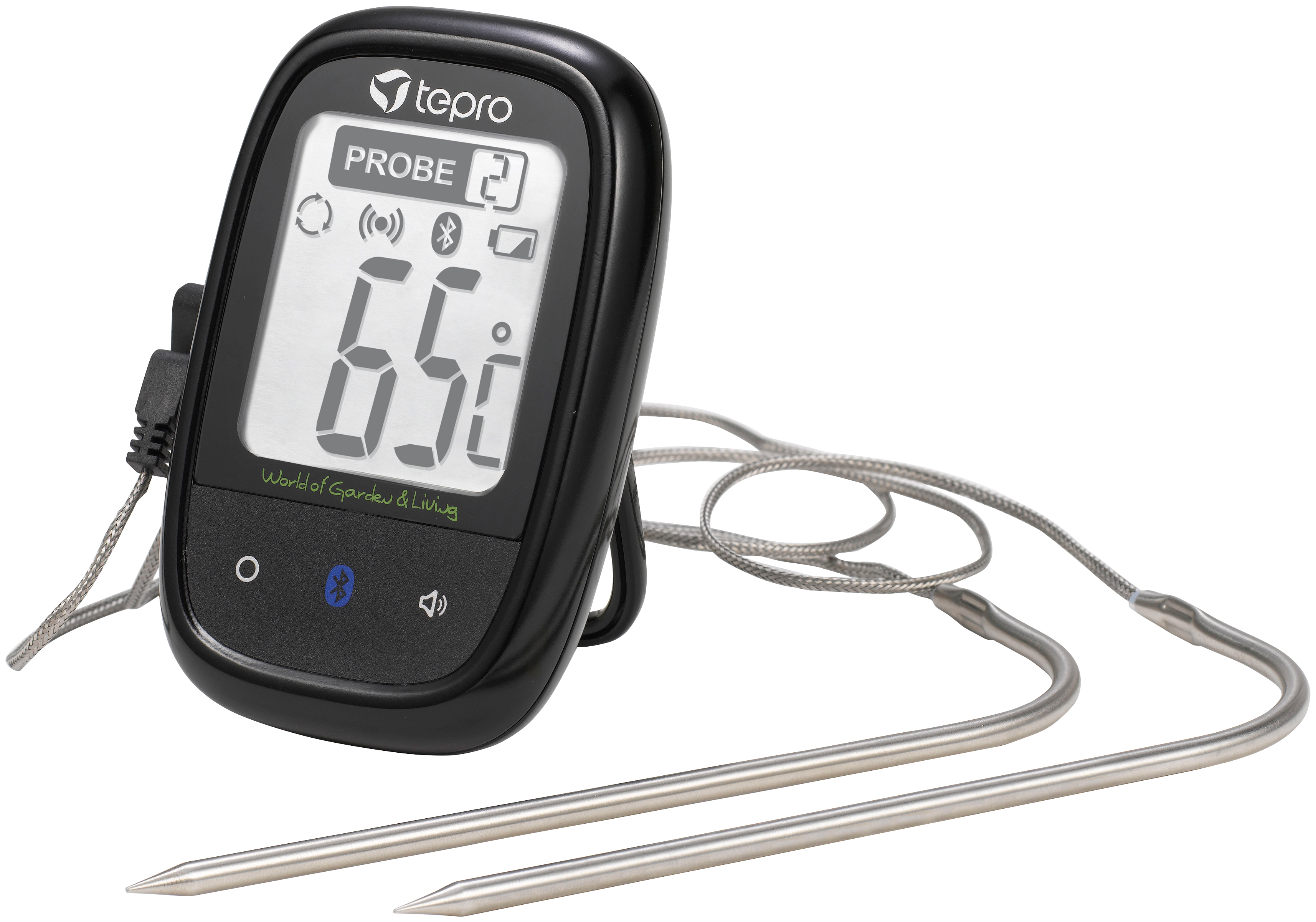 Grillthermometer, mit Bluetooth