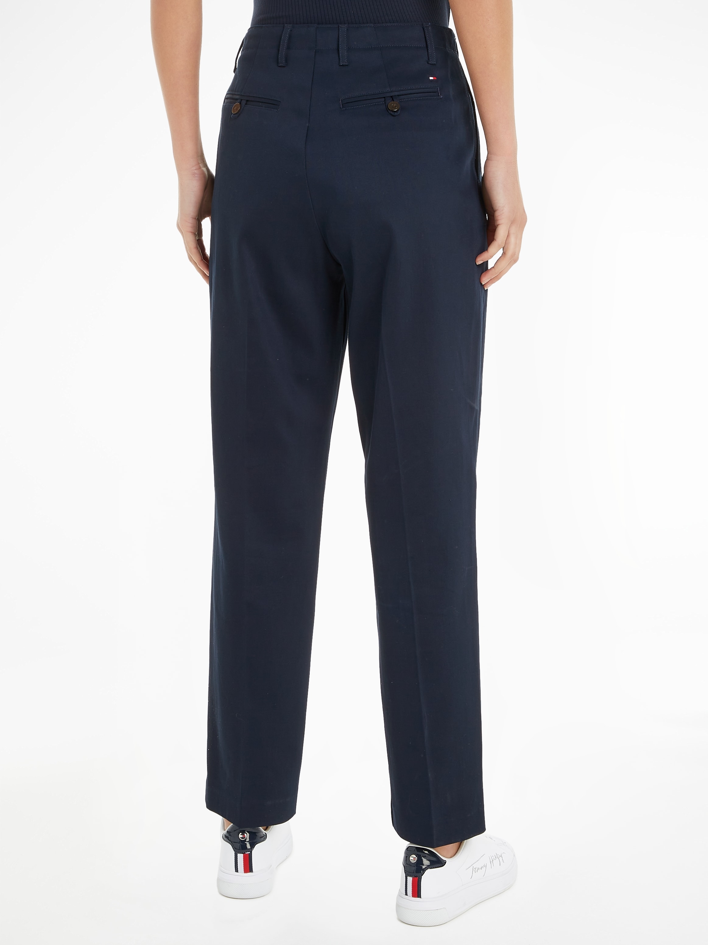 Tommy Hilfiger Chinohose "RELAXED STRAIGHT CHINO PANT", mit Logostickerei günstig online kaufen