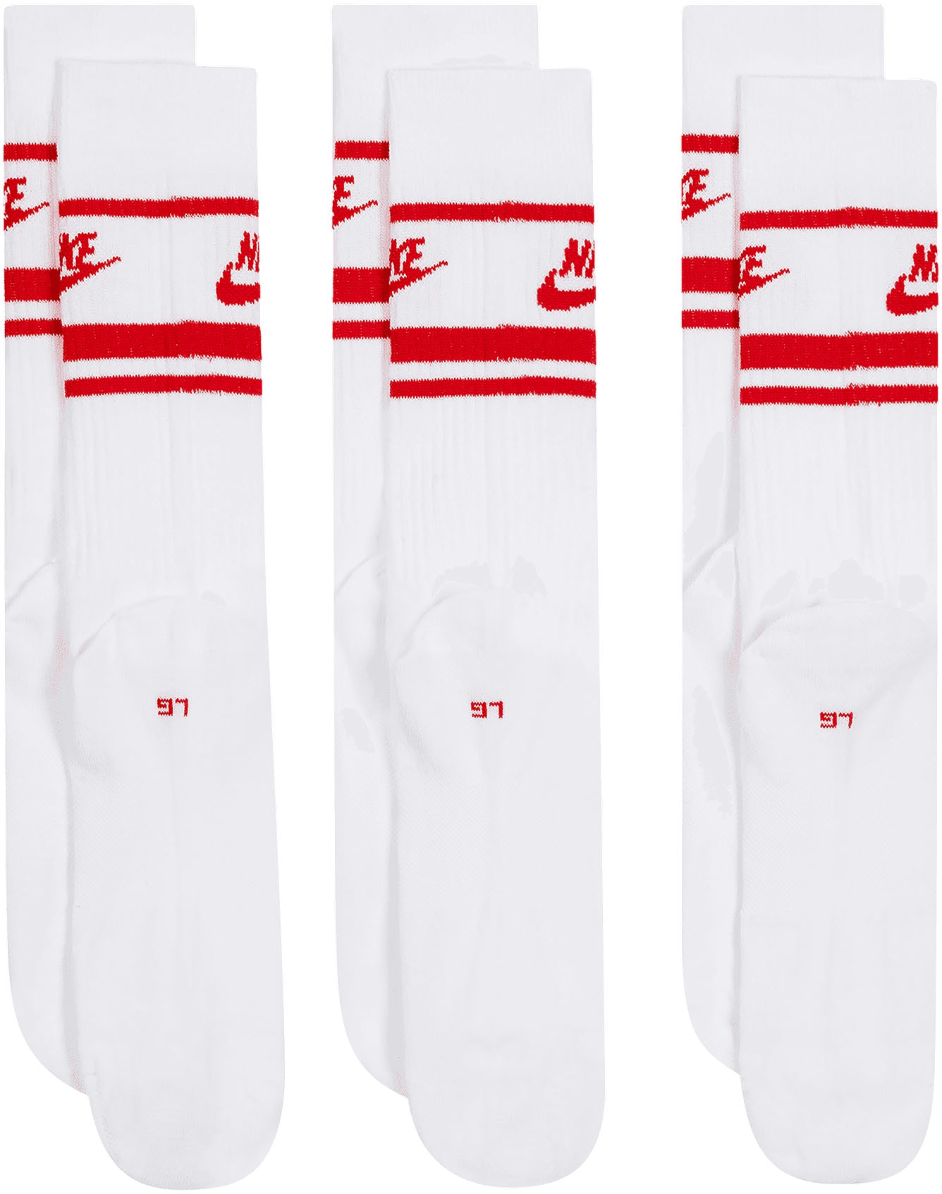 Nike Sportswear Sportsocken »EVERYDAY ESSENTIAL CREW SOCKS (3 PA« Packung, 3 Stk. tlg. 3er-Pack, weiches, elastisches Material, strapazierfähige Ausführung