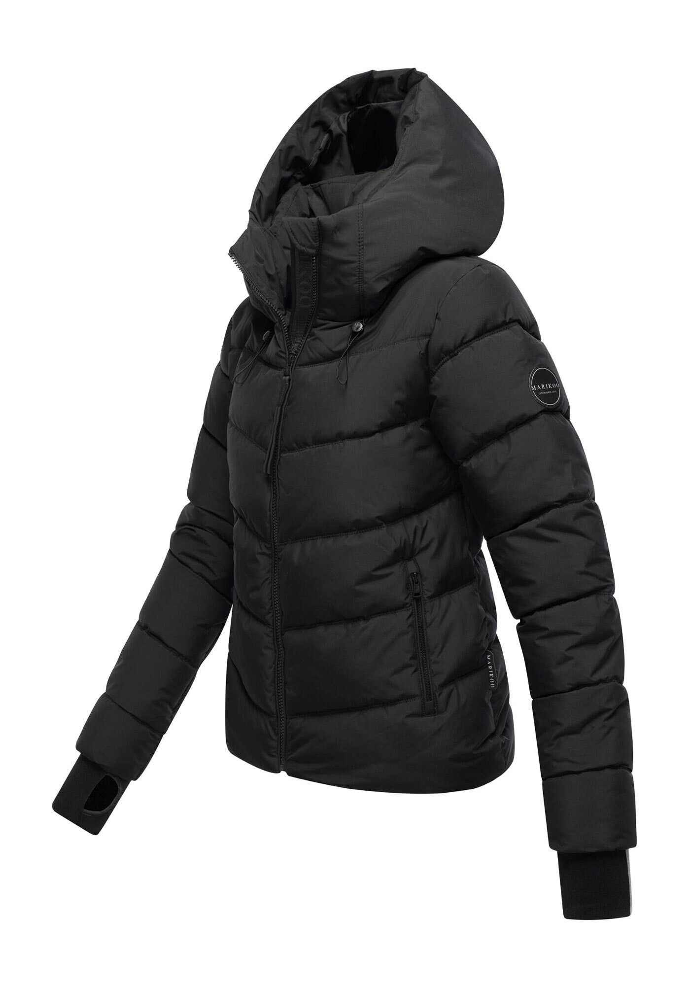 Marikoo Winterjacke »Yukanii«, Ärmelbündchen mit Daumenloch