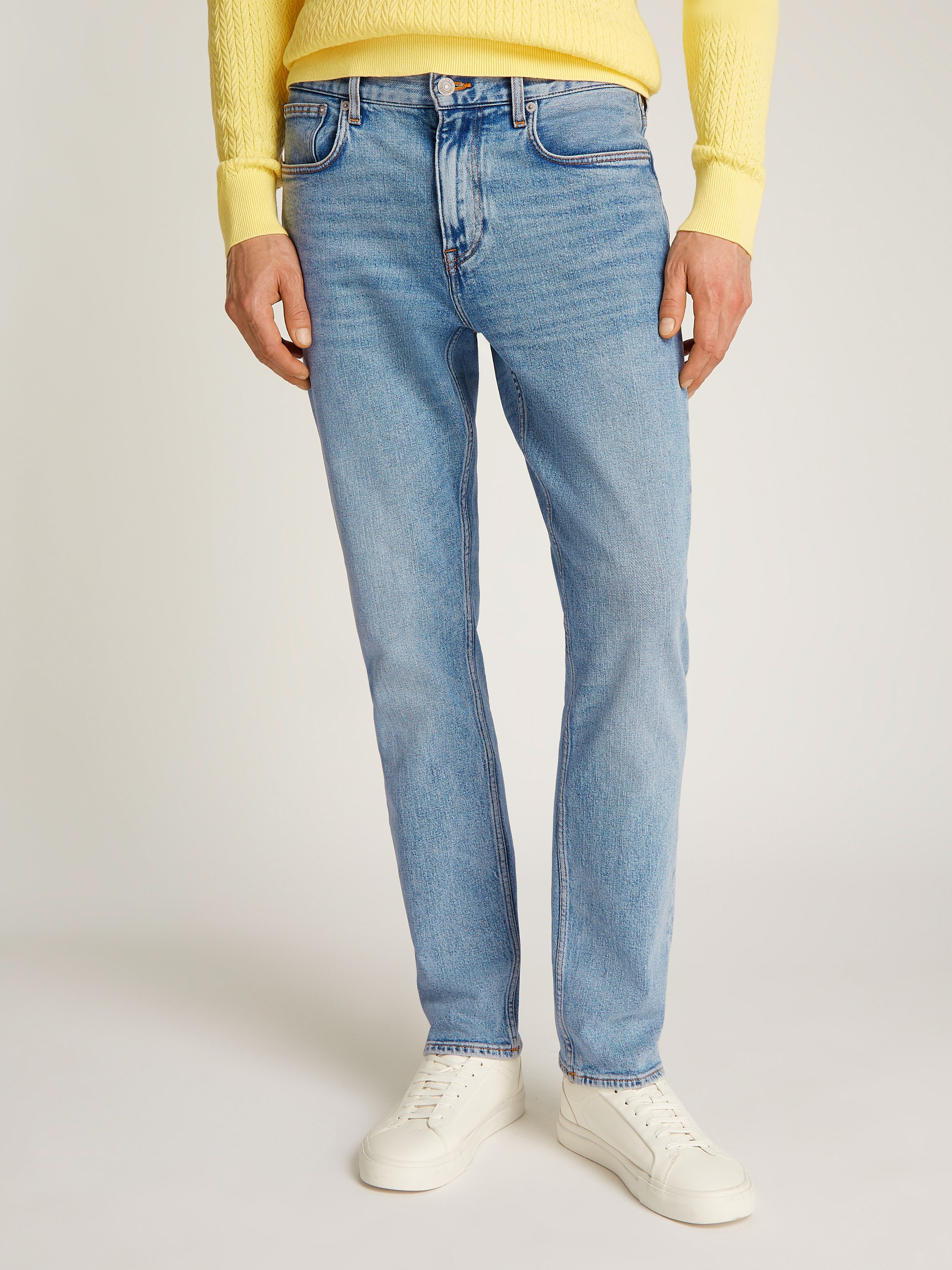 Tommy Hilfiger Straight-Jeans, in blauer Waschung günstig online kaufen