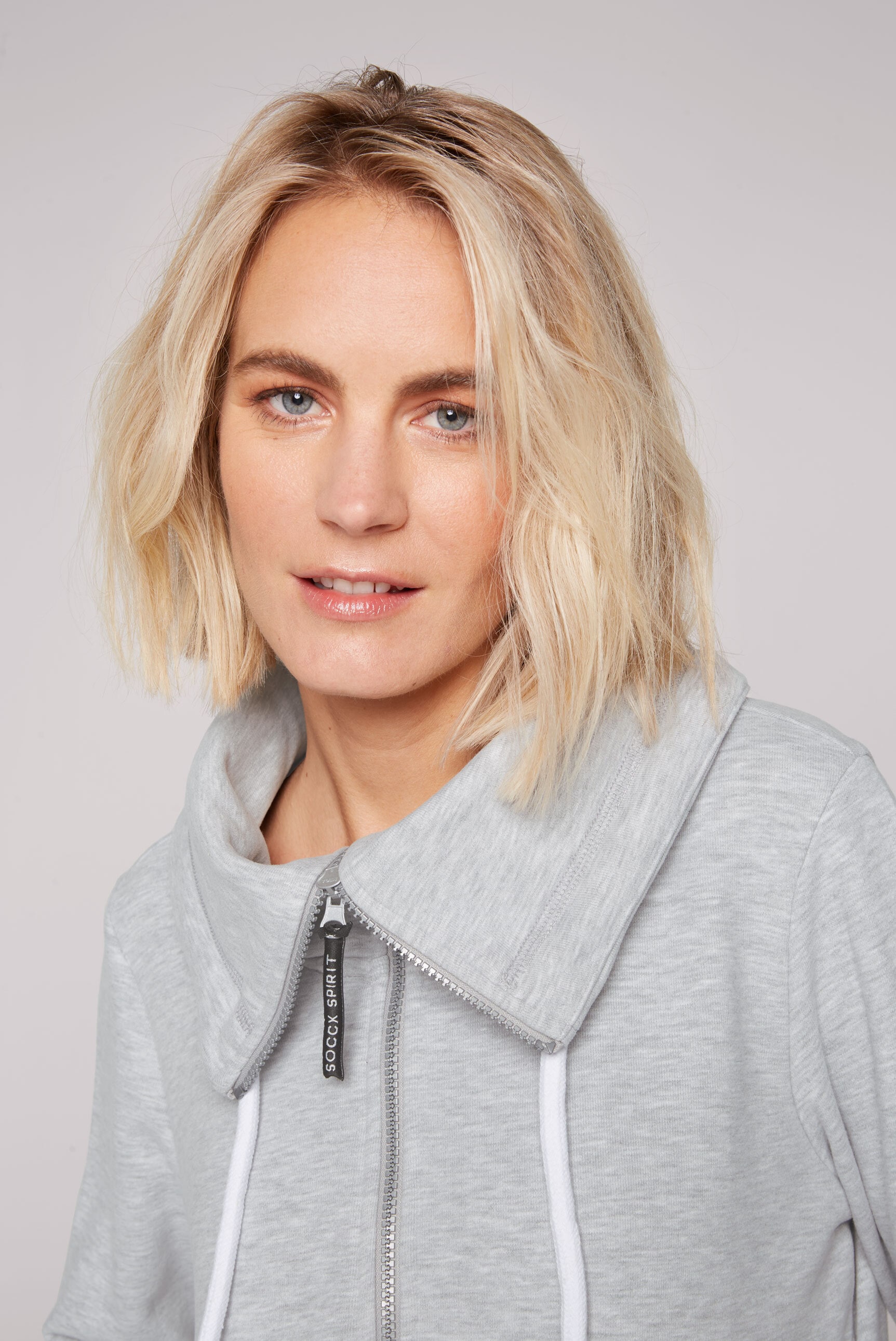 SOCCX Sweatjacke, mit Baumwolle bestellen | BAUR