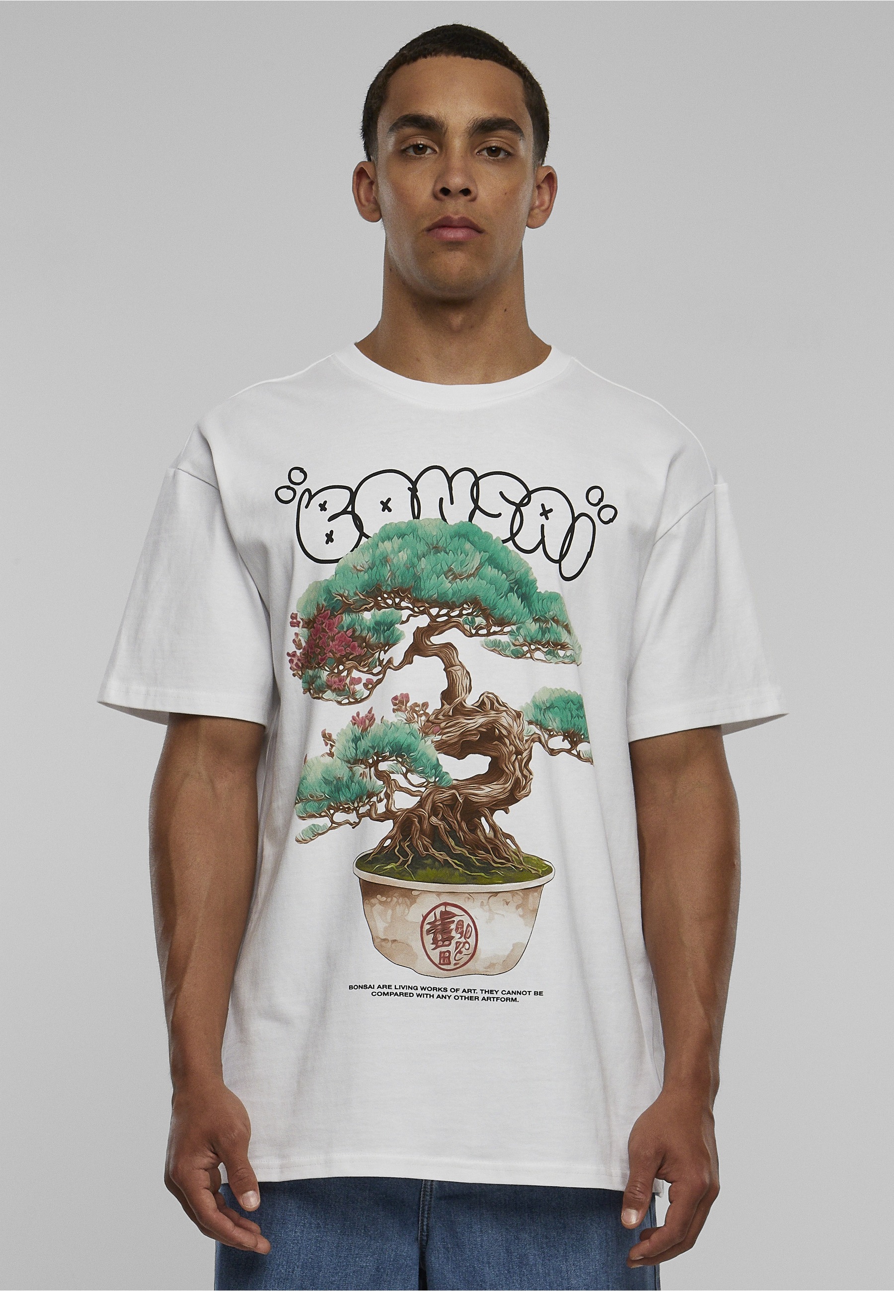 Upscale by Mister Tee T-Shirt »Upscale by Mister Tee Herren Bonsai Heavy Oversize Tee« 1