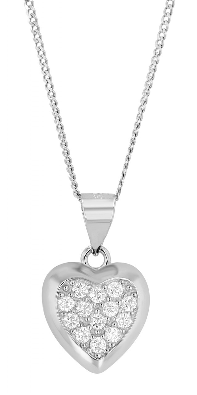 Kettenanhänger ADELIA´S "zeitloser Herz Anhänger aus 925 Sterling Silber", silber, Schmuckanhänger, Damen, Silber 925 (Sterlingsilber), Kettenanhänger 6