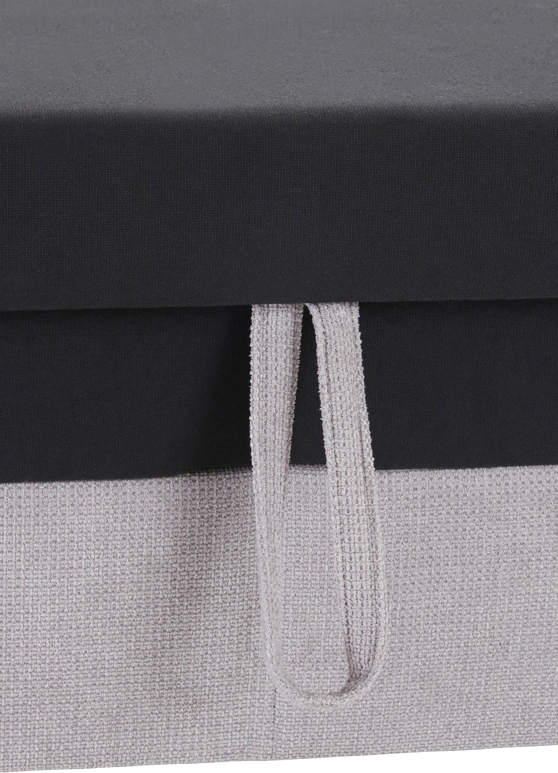 sit&more Ecksofa »Cardoso L-Form«, mit Federkern, wahlweise mit Bettfunktion und Schubkasten