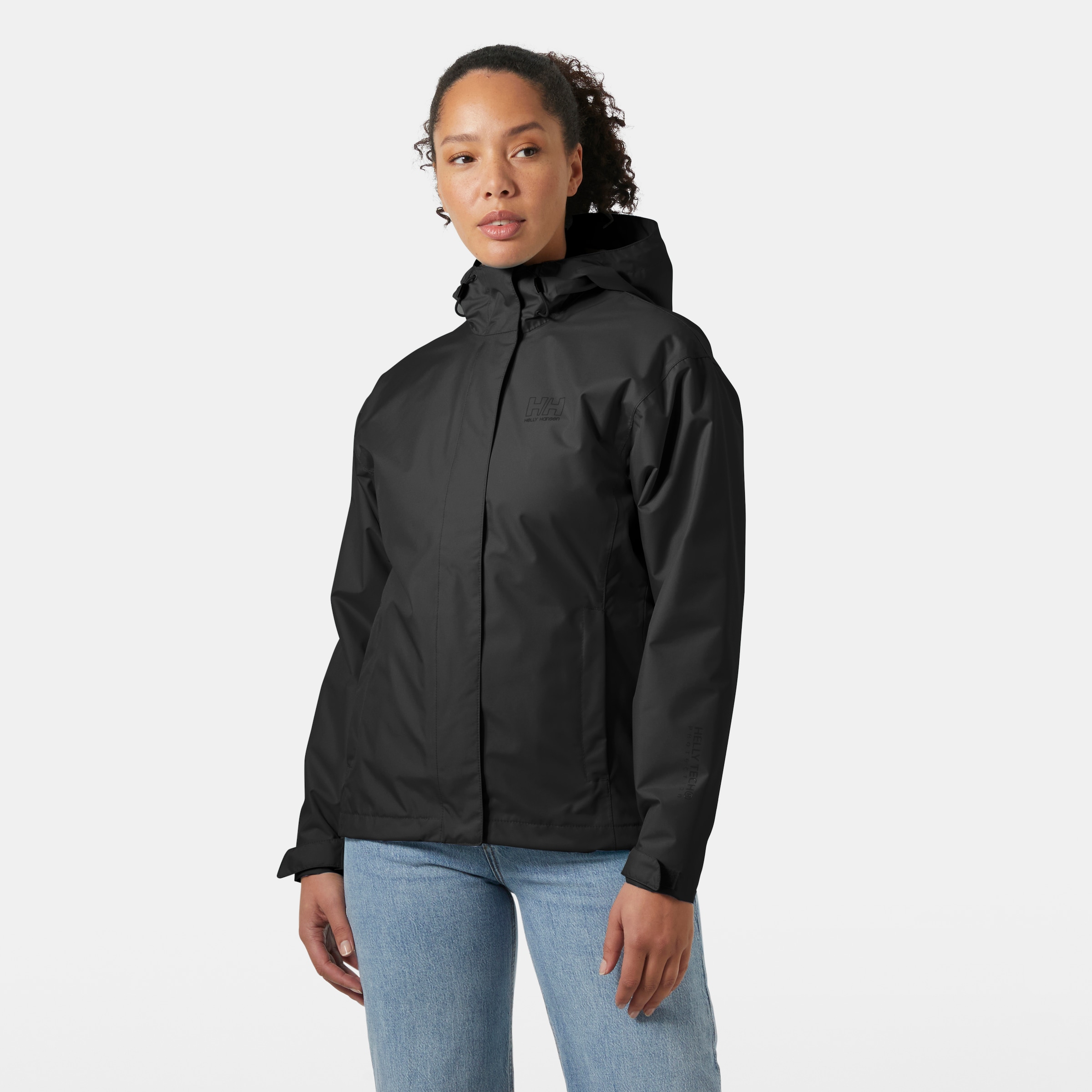 Helly Hansen Regenjacke "W SEVEN J JACKET" mit Kapuze mit verstellbarer Kap günstig online kaufen