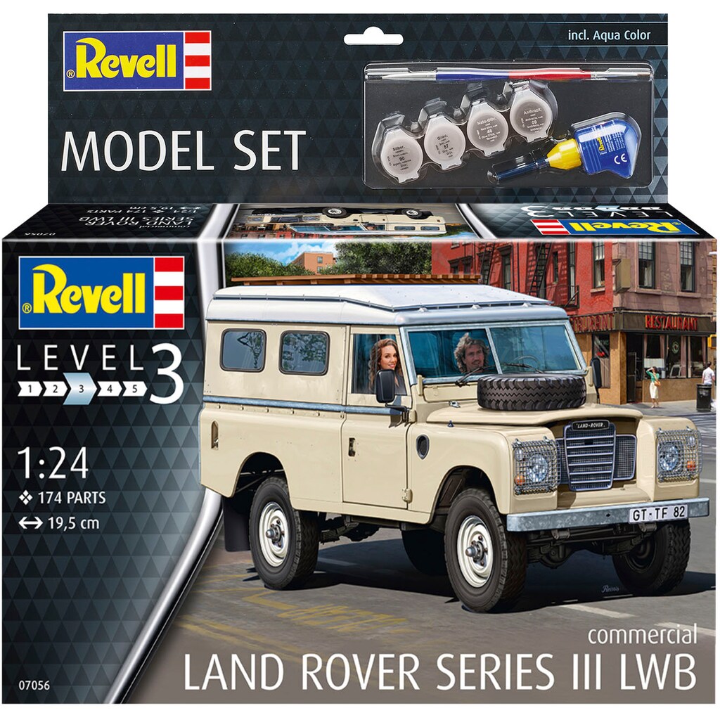 Revell® Modellbausatz »Land Rover Series III LWB (commercial)«, 1:24