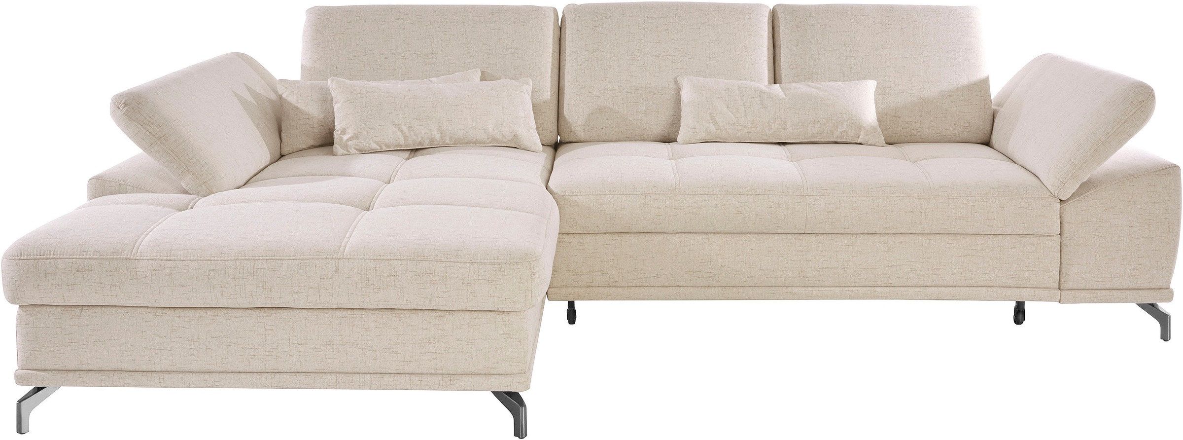 OTTO home Ecksofa "Costello L-Form, B: 301 cm mit Sitztiefen-, Armteilverst günstig online kaufen