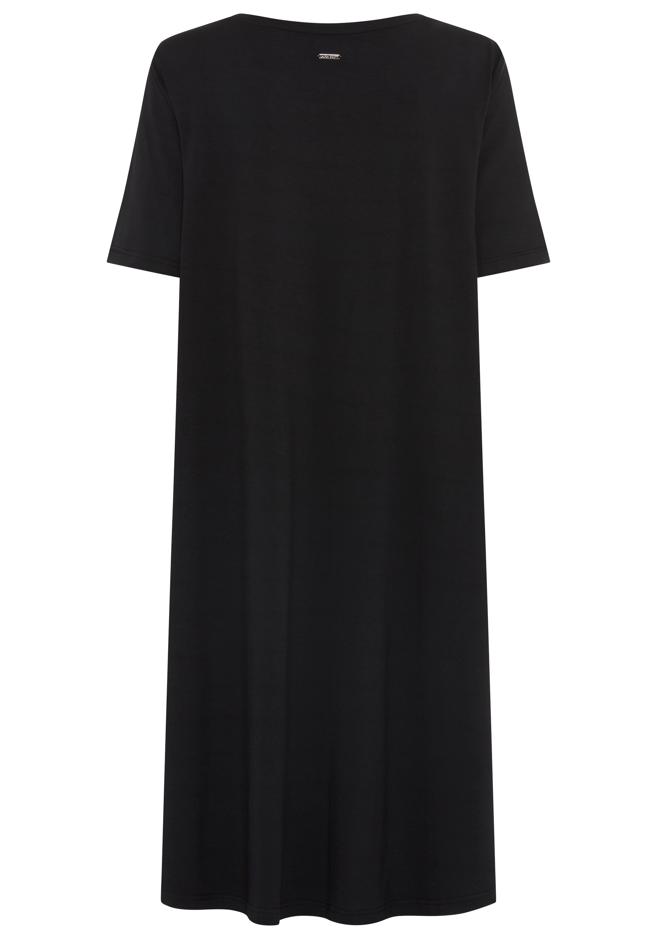 Laura Scott CURVE Jerseykleid aus Single Jersey, elastische Viskosemischung, knielange A-Linie