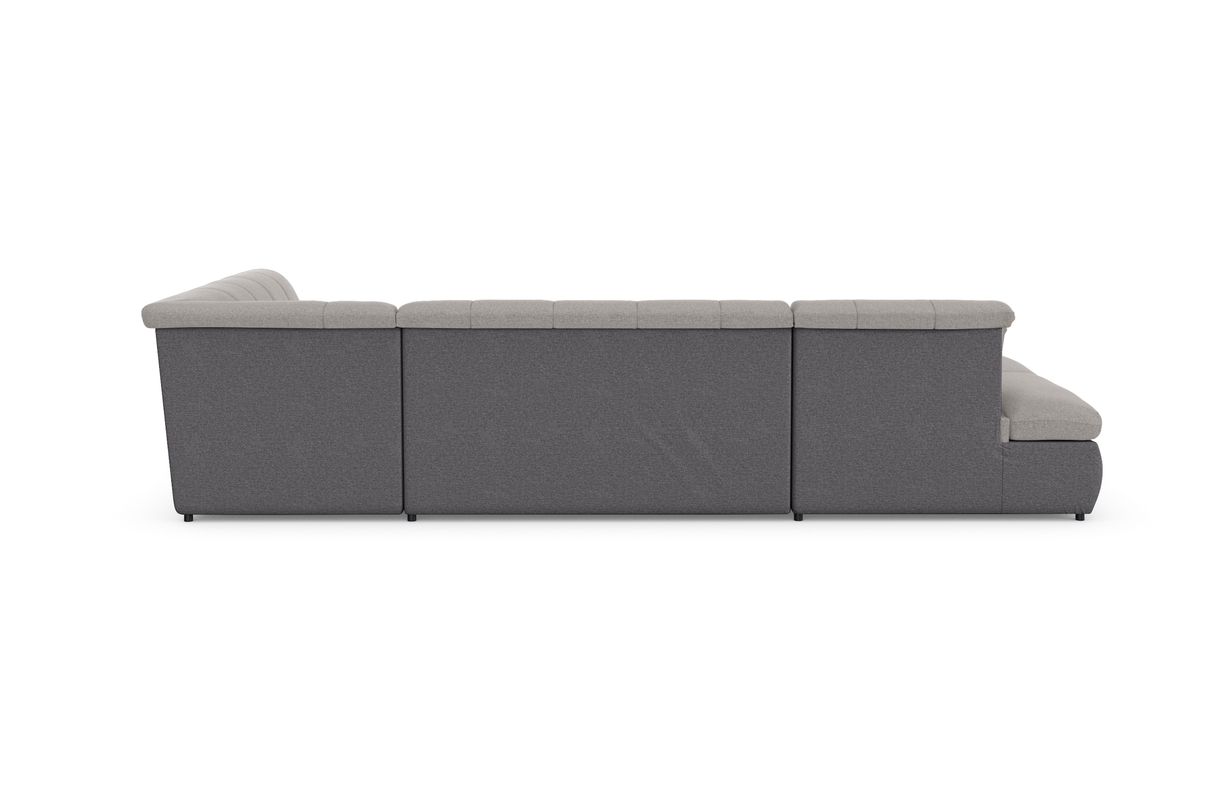 DOMO collection Wohnlandschaft »Moric U-Form auch in Cord«, im XXL-Format, wahlweise mit Bettfunktion und Armlehnenverstellung