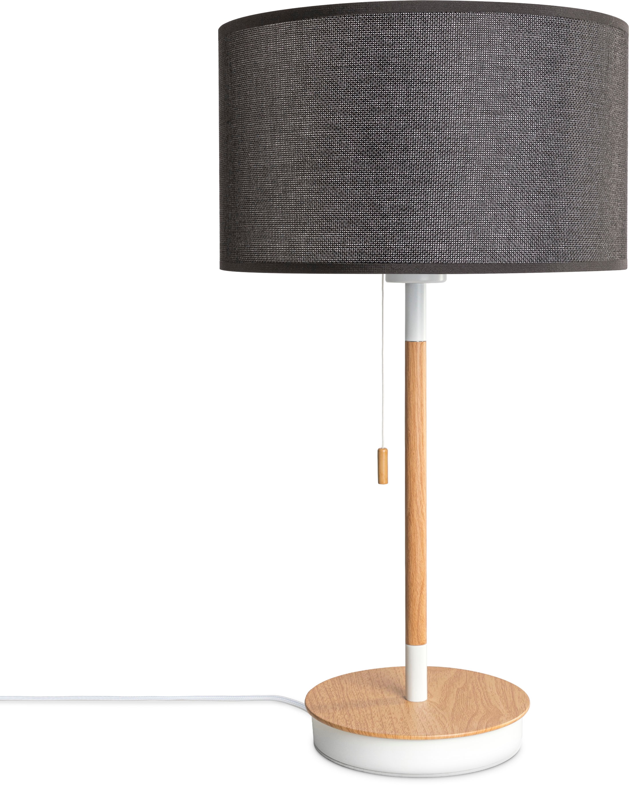 Paco Home CA | Schalter Stofflampe Vintage COLOR«, Mit Nacht bei »EK BAUR Sale UNI Skandinavisch Tischleuchte