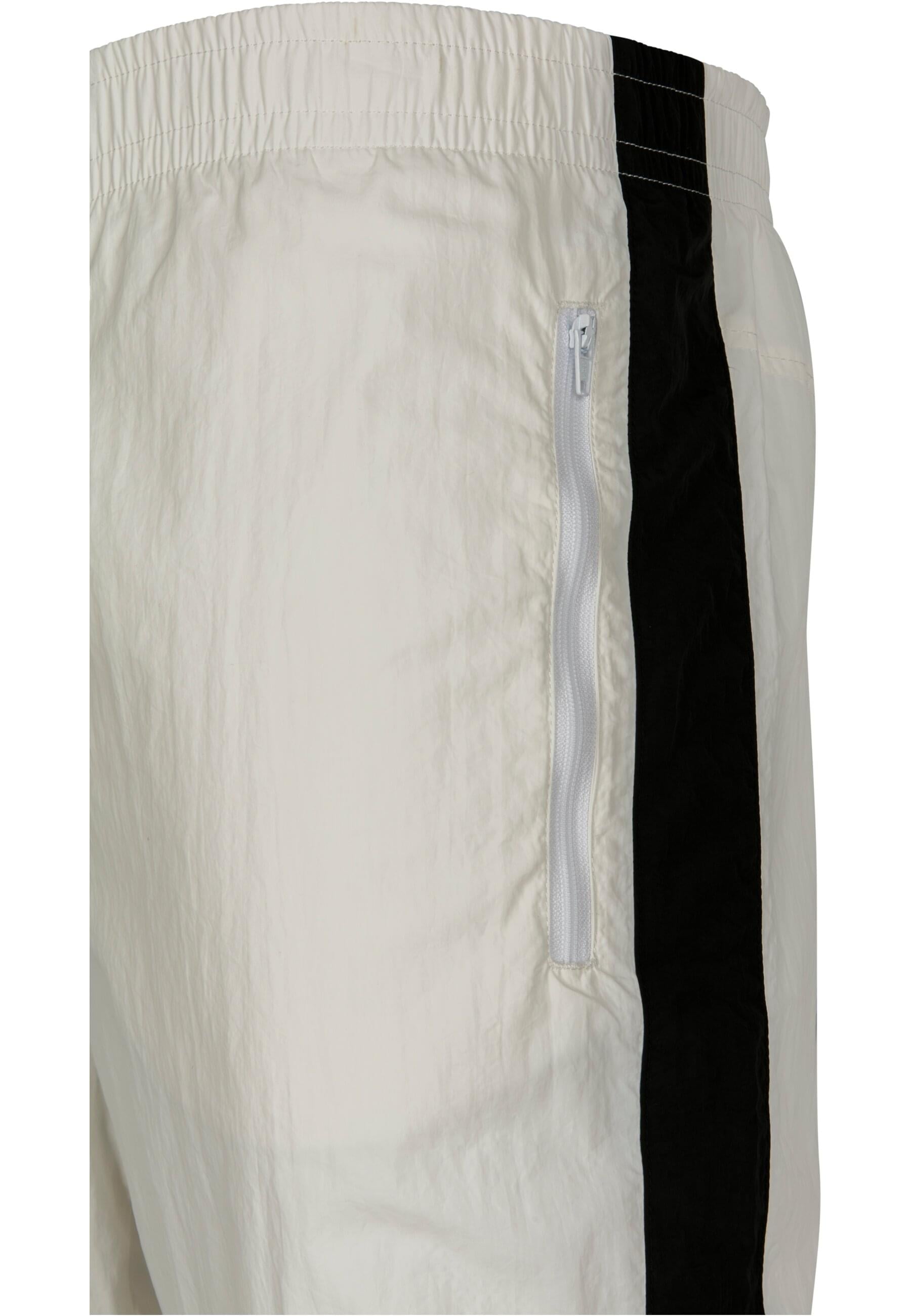 URBAN CLASSICS Stoffhose »Urban Classics Herren Side Striped Crinkle Track Pants«, (1 tlg.)