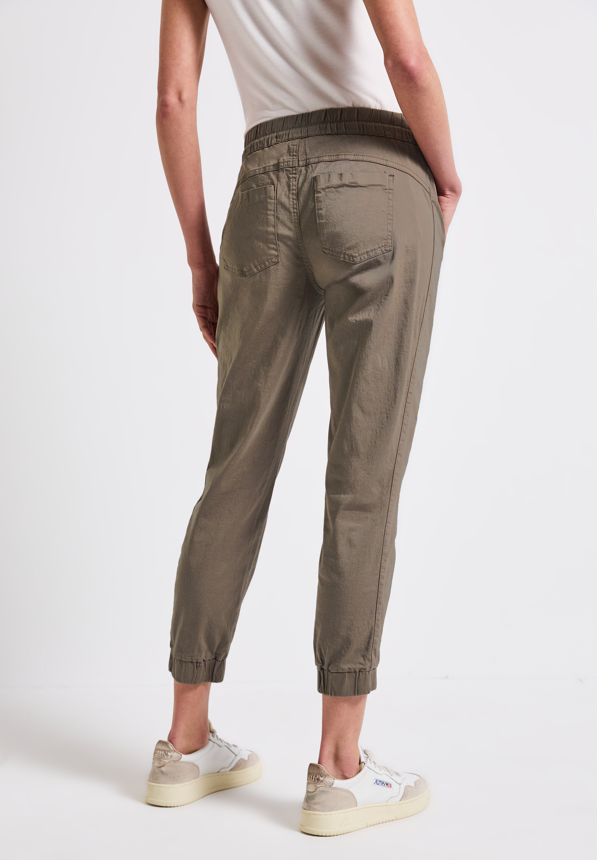 STREET ONE Stoffhose Elastikbund mit Tunnelzug günstig online kaufen