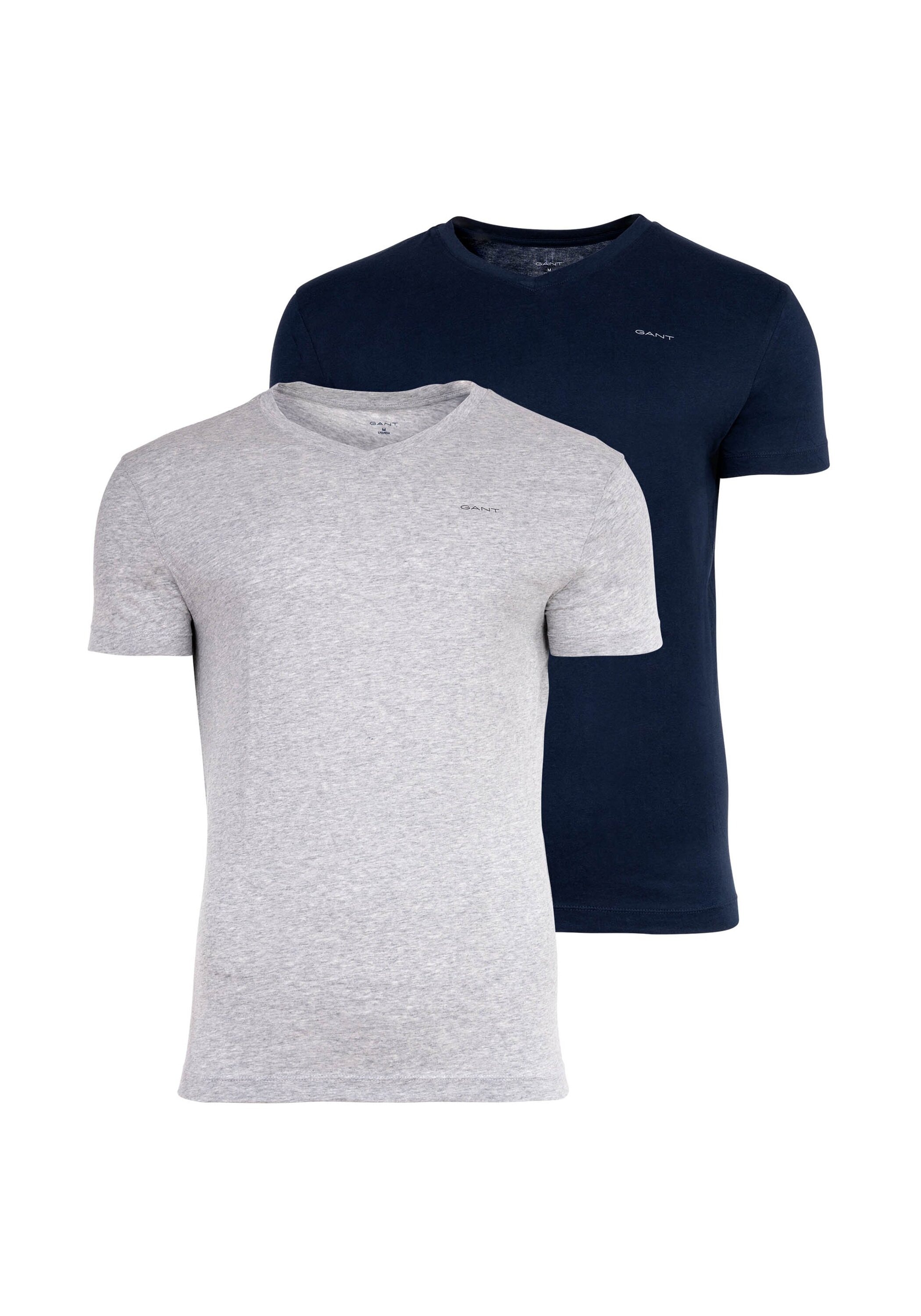 Gant Unterziehshirt "V-NECK T-SHIRT 2-PACK", (Packung, 2 St., 2er), mit Mar günstig online kaufen