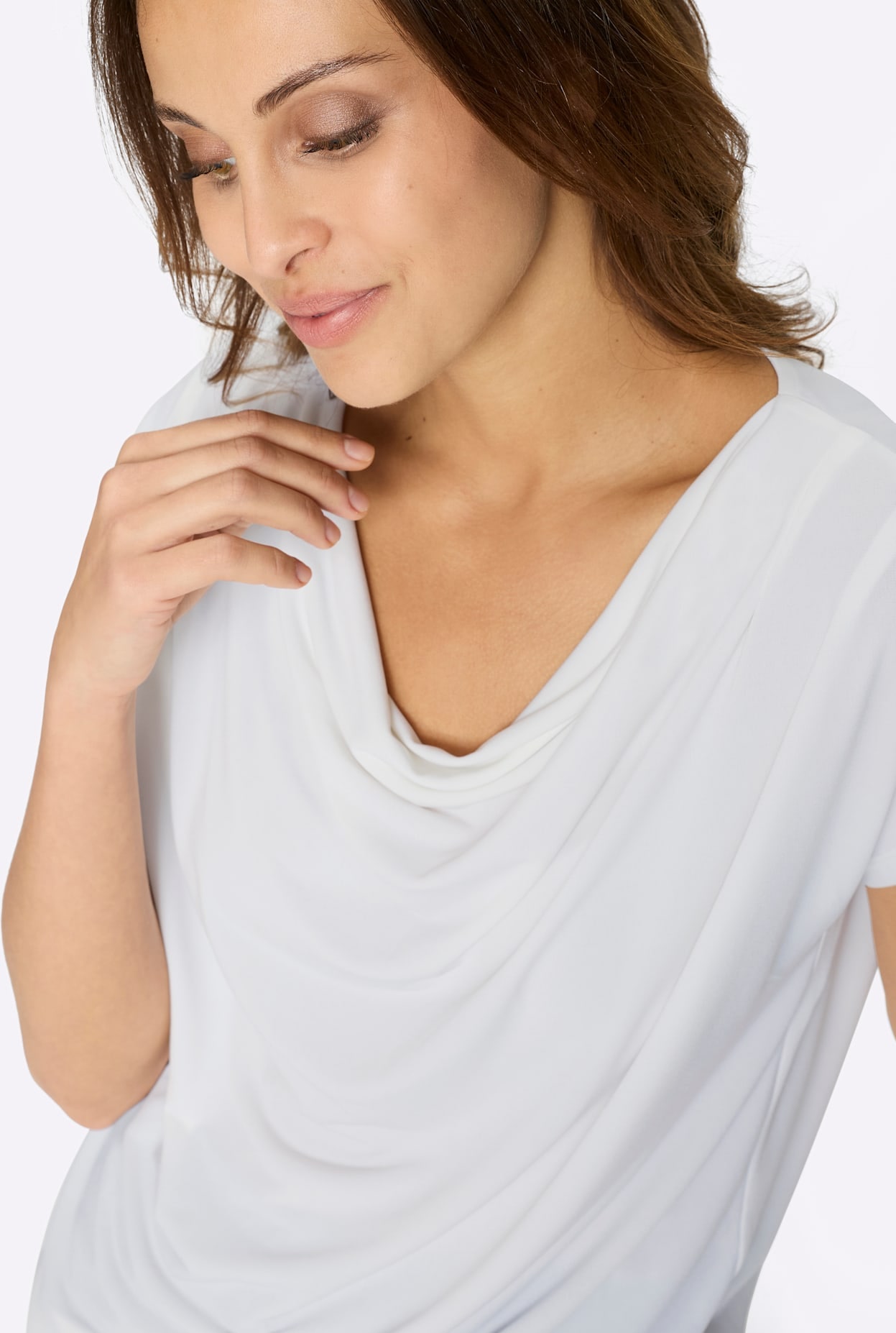 Lady Wasserfallshirt »Wasserfallshirt«, 1 tlg.