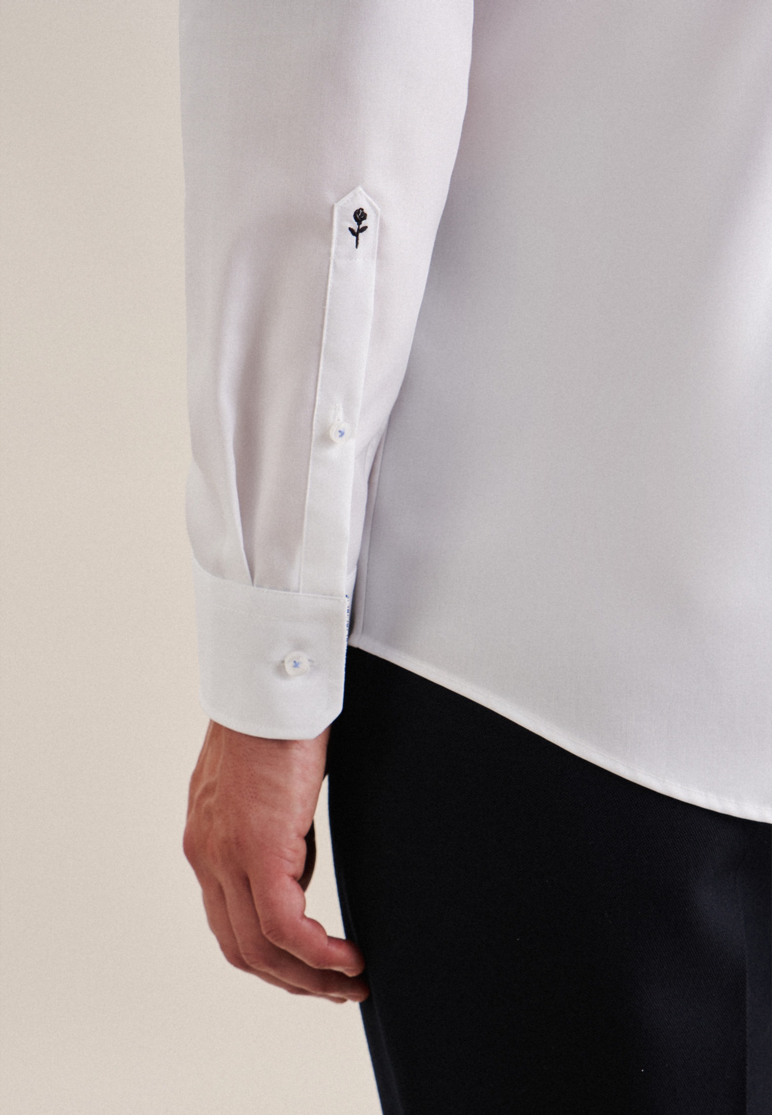 Seidensticker Schwarze Rose Men's Shirt White XXL 6