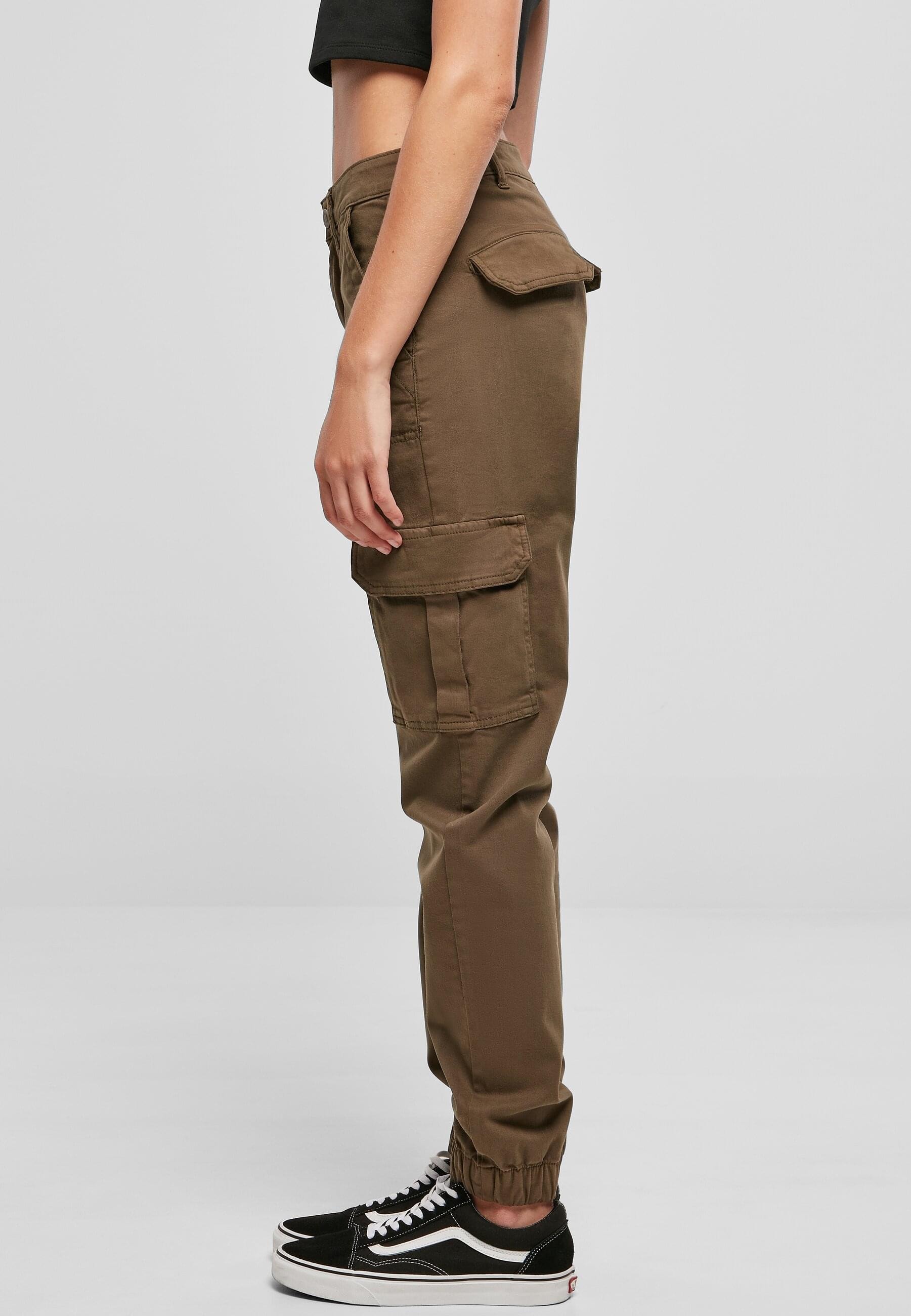 URBAN CLASSICS Cargohose »Urban Classics Damen Ladies Cotton Twill Utility Pants«, (1 tlg.)