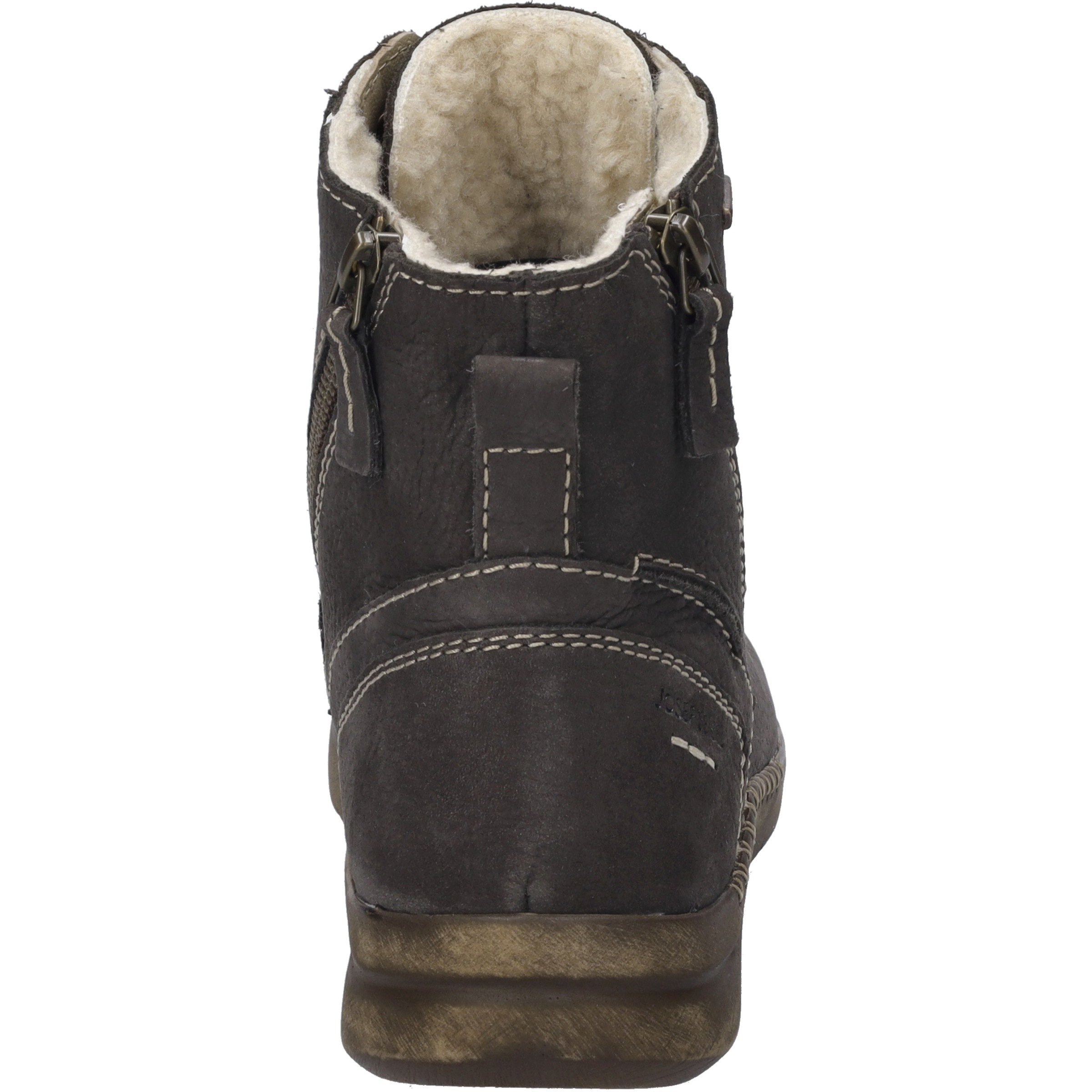 Stiefelette JOSEF SEIBEL "Conny 55, titan", Damen, Gr. 42, grau (titan), Obermaterial: 100% Rindsleder Leather cow., Schuhe Stiefelette 3