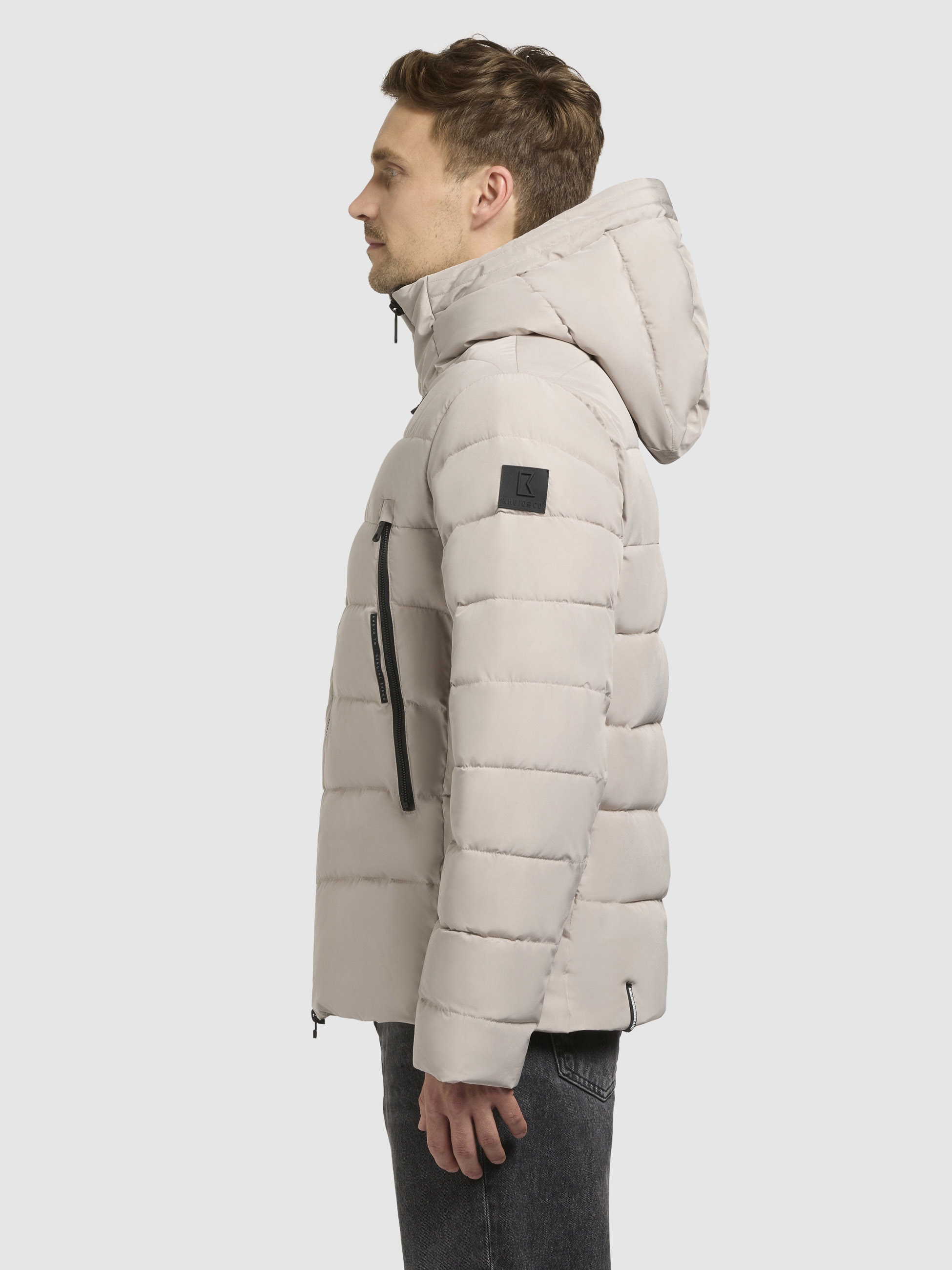 khujo Steppjacke »WOU«, mit Kapuze