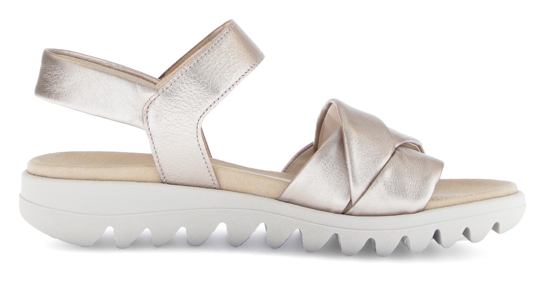 Gabor Riemchensandale, Sommerschuh, Keilsandalette, Bequemschuh mit Klettve günstig online kaufen