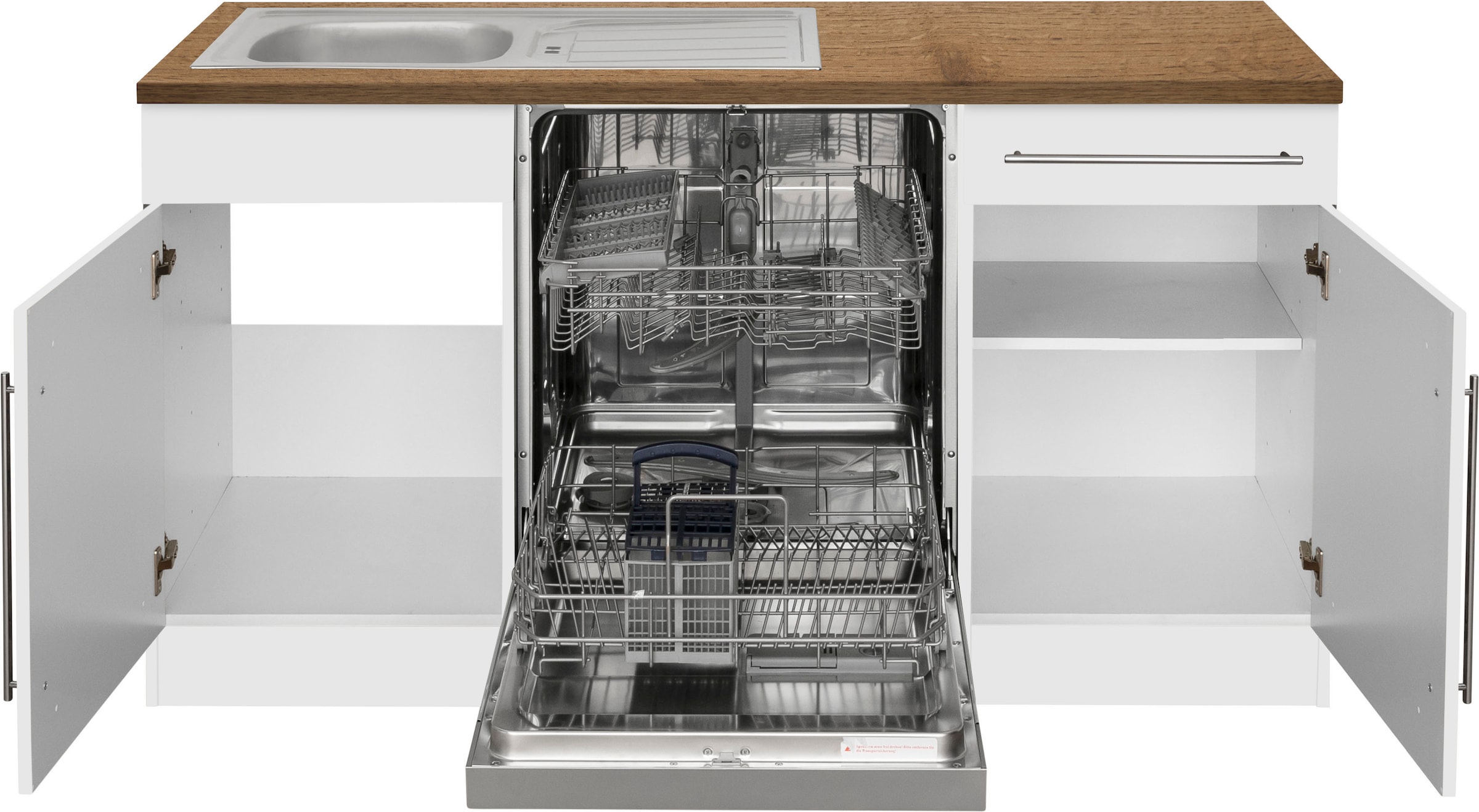 KOCHSTATION Winkelküche »Samos«, mit E-Geräten, Stellbreite 220/220 cm
