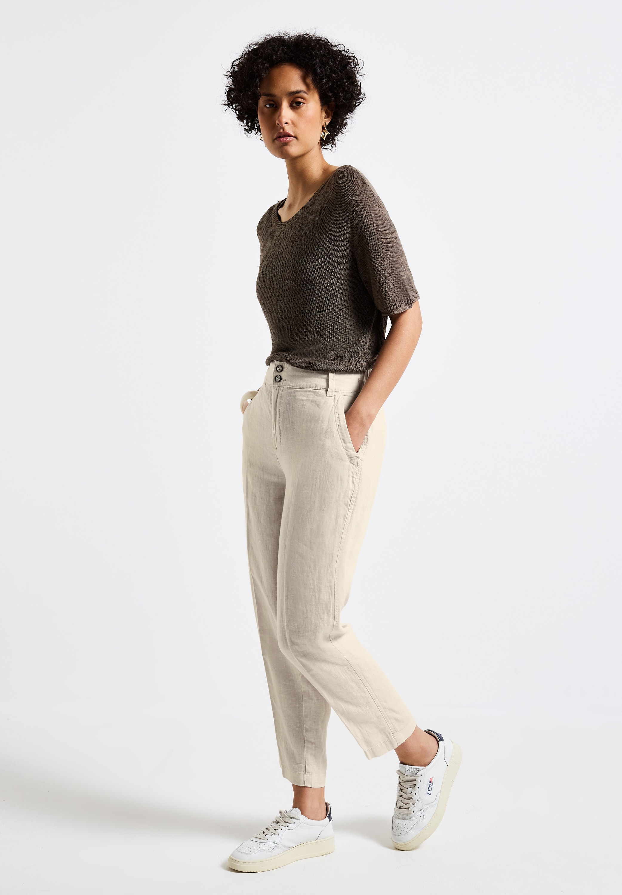 STREET ONE Chinohose, High Waist