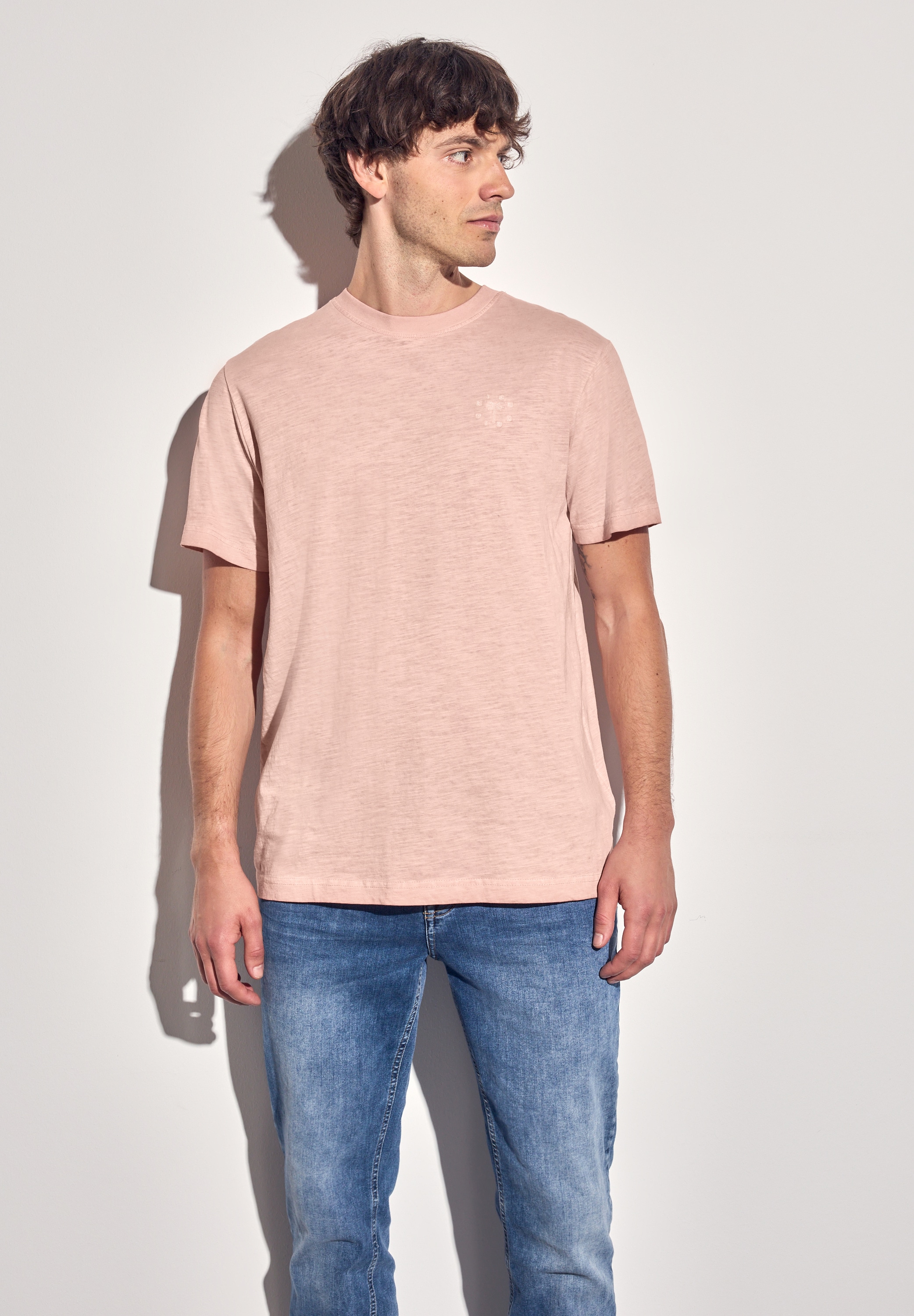 STREET ONE MEN T-Shirt, aus reiner Baumwolle günstig online kaufen