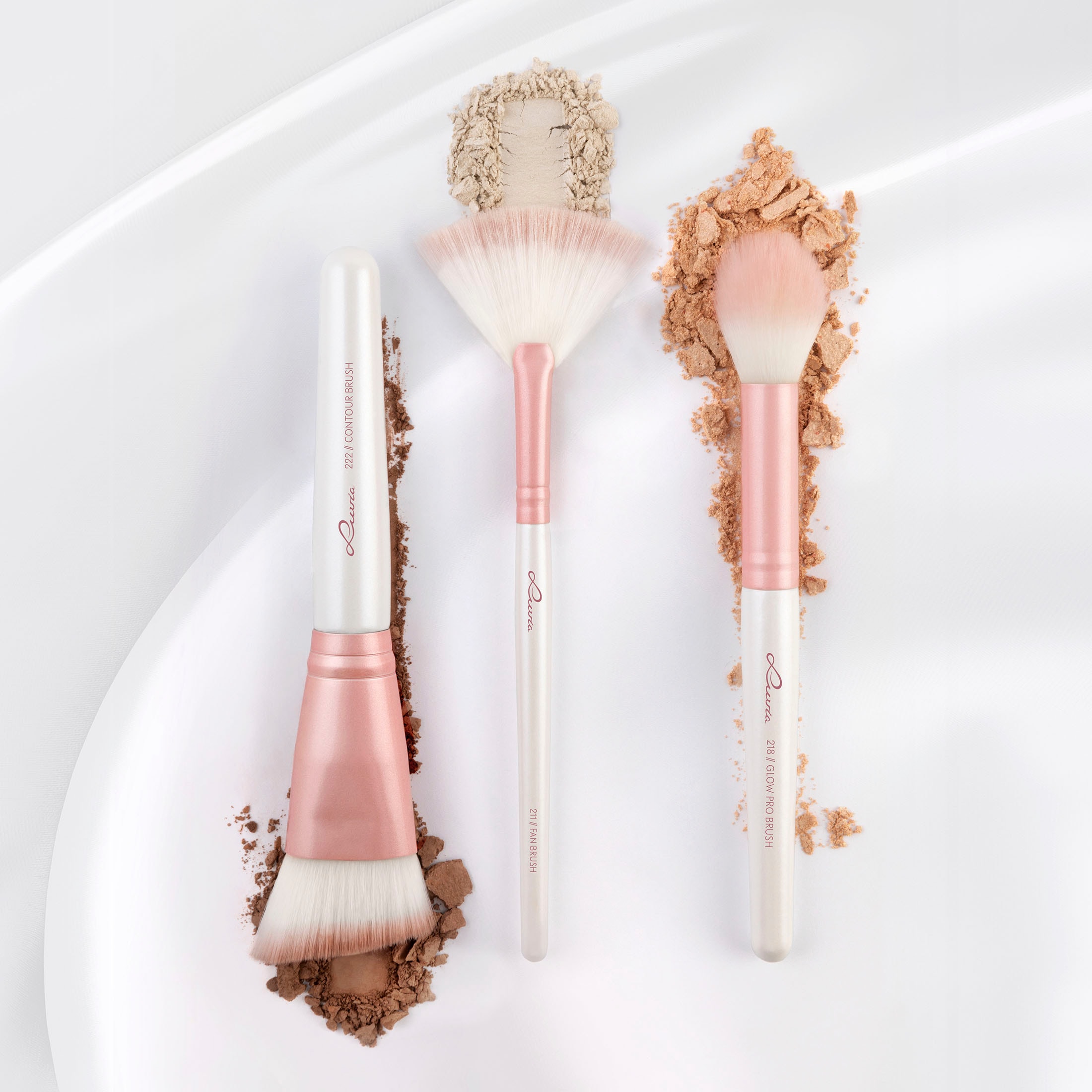 Luvia Cosmetics Kosmetikpinsel-Set »Highlight tlg.) bestellen and online | (3 Contour«, BAUR