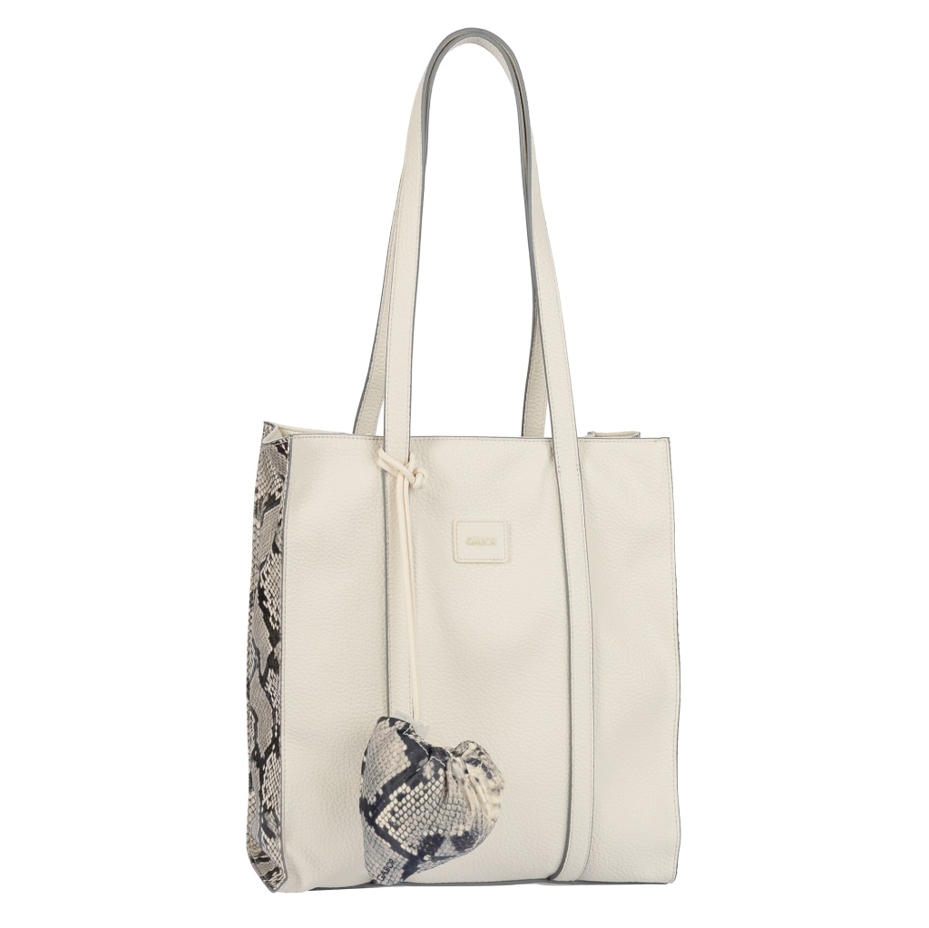 Gabor Shopper "Elfie Luxe" Damen Handtasche mit Leopardenoptik mit Pouch-Anhänger