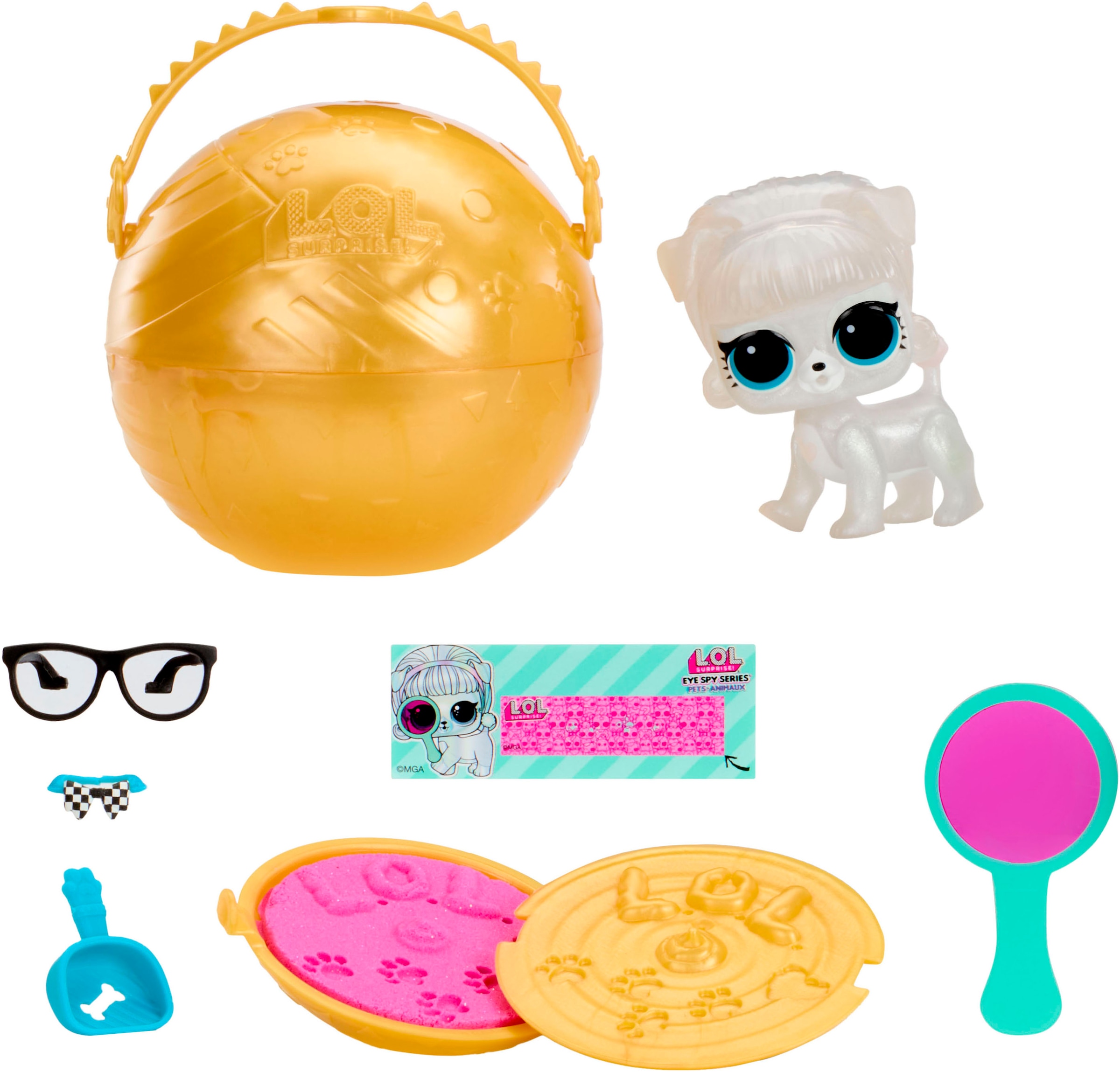 L.O.L. SURPRISE! Spielfigur »L.O.L. Surprise Eye Spy Pets«, mit magischem Farbwechsel; Lieferung erfolgt sortiert