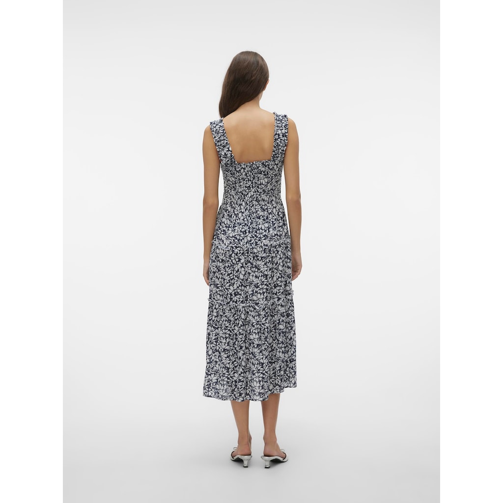 Vero Moda Sommerkleid »VMMENNY SL SMOCK CALF DRESS WVN GA«