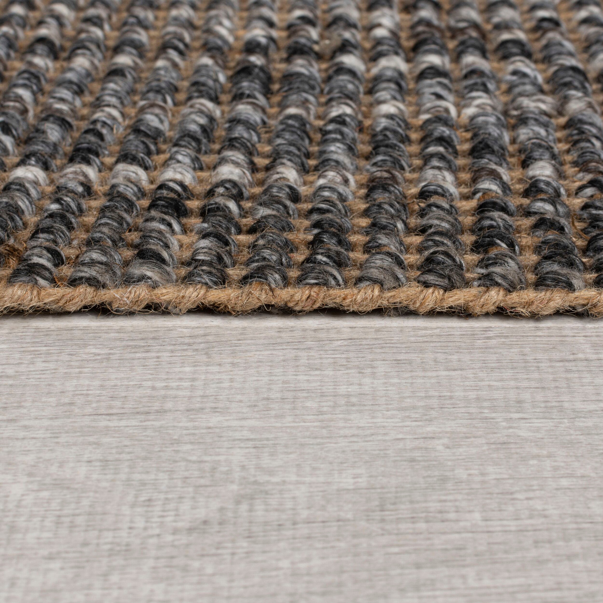 Thumbnail - FLAIR RUGS Teppich "Jute Ombre", rechteckig, 8 mm Höhe