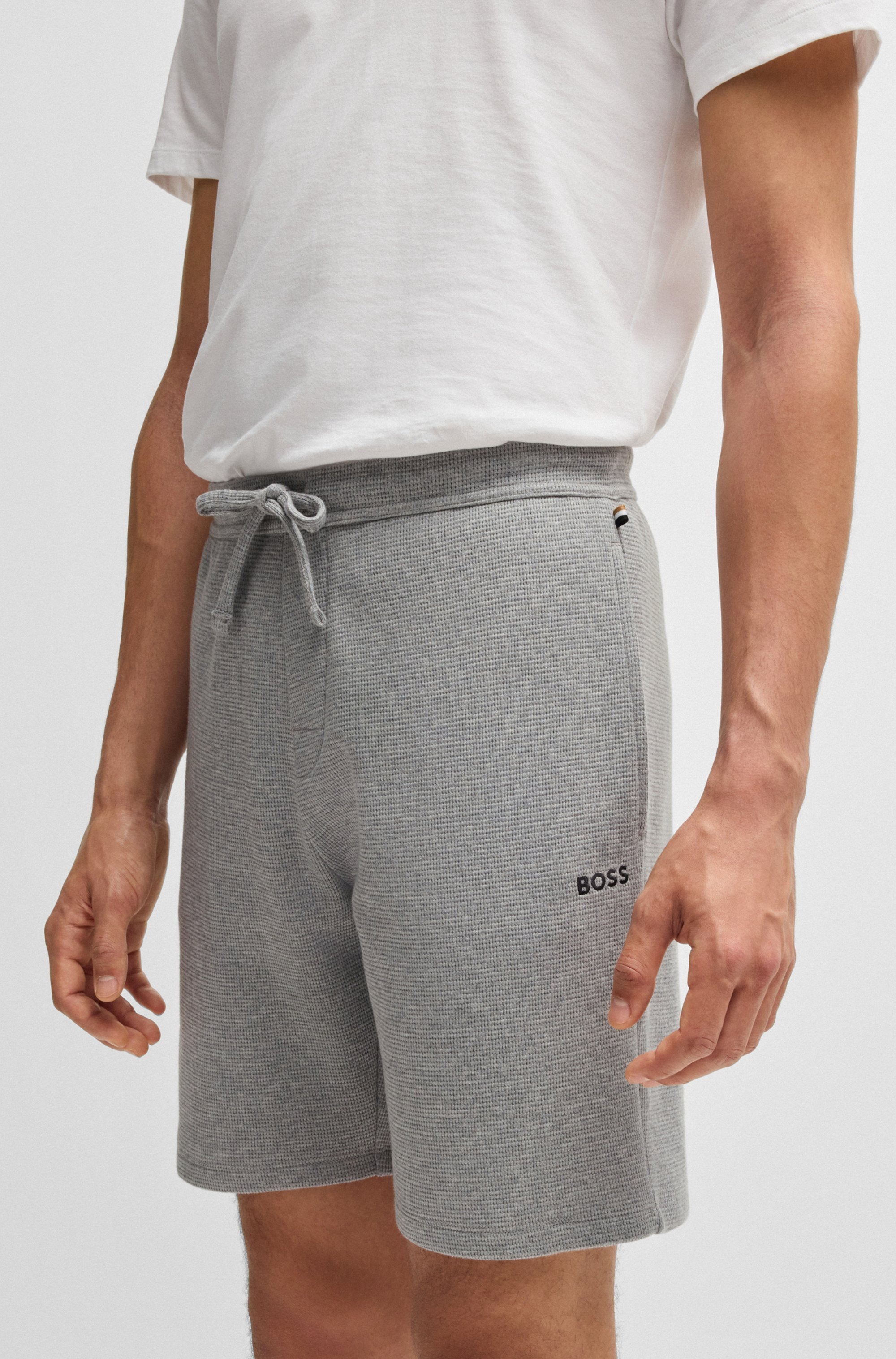 BOSS Pyjamashorts "Waffle Shorts" günstig online kaufen